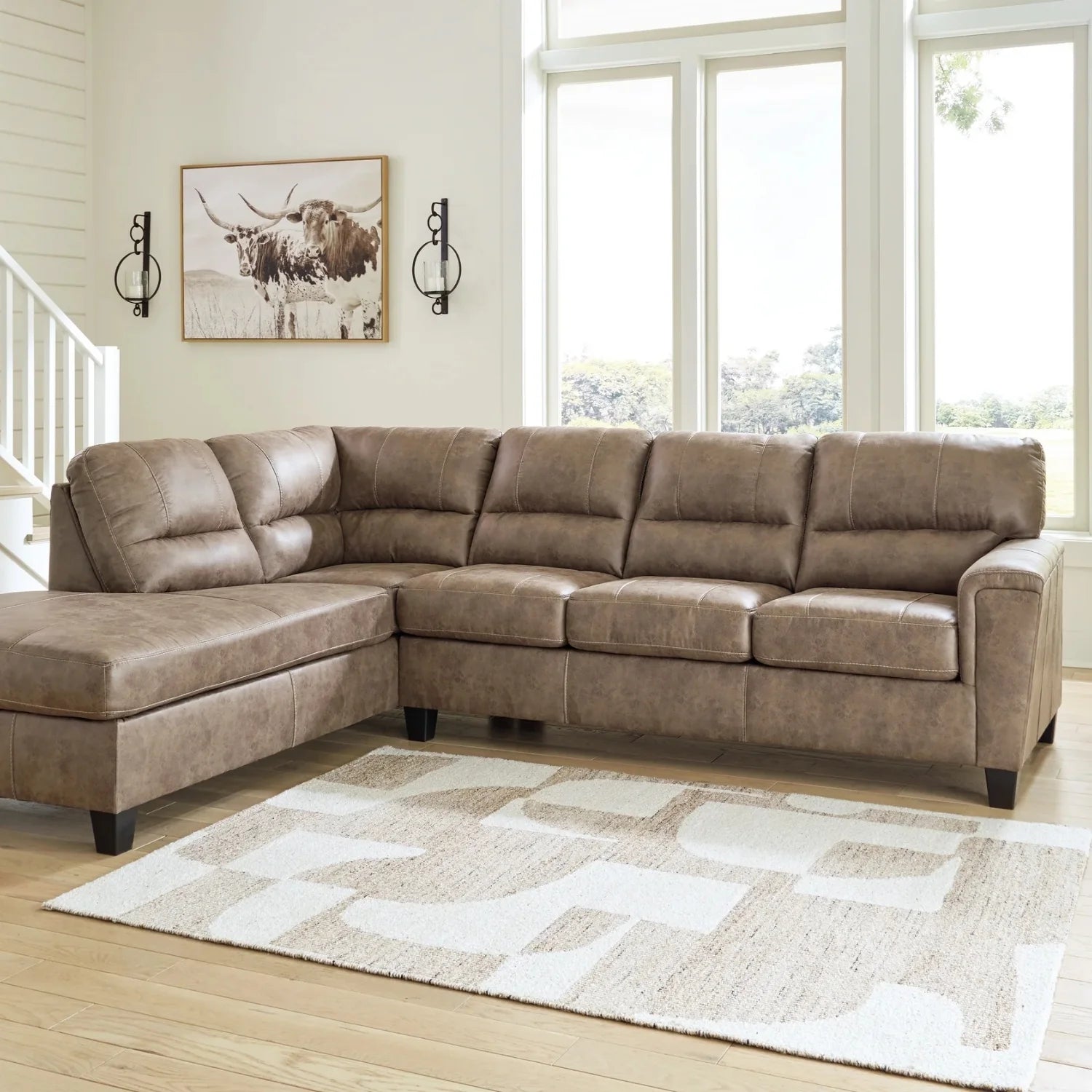 Soroca 2-Piece Sectional Sofa Sleeper Chaise