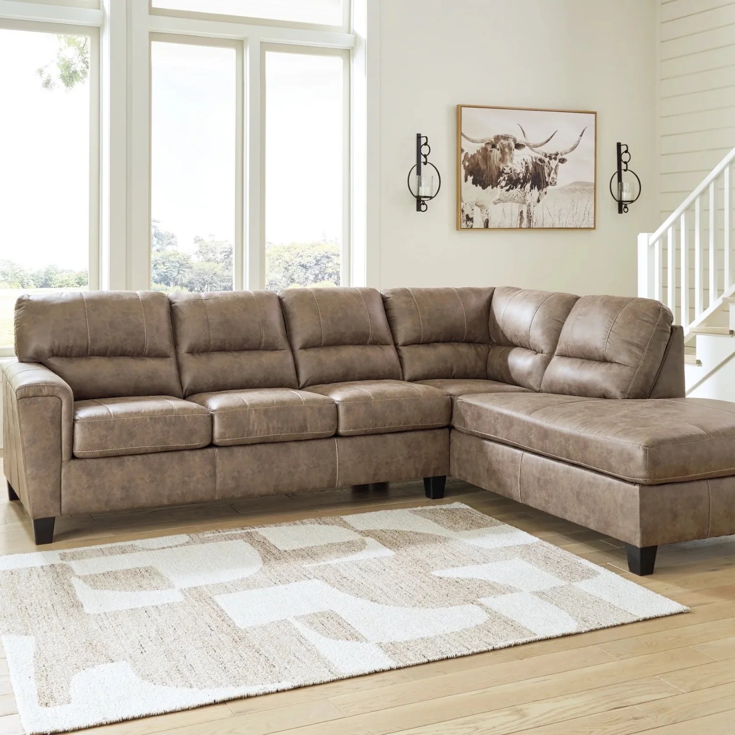 Soroca 2-Piece Sectional Sofa Sleeper Chaise