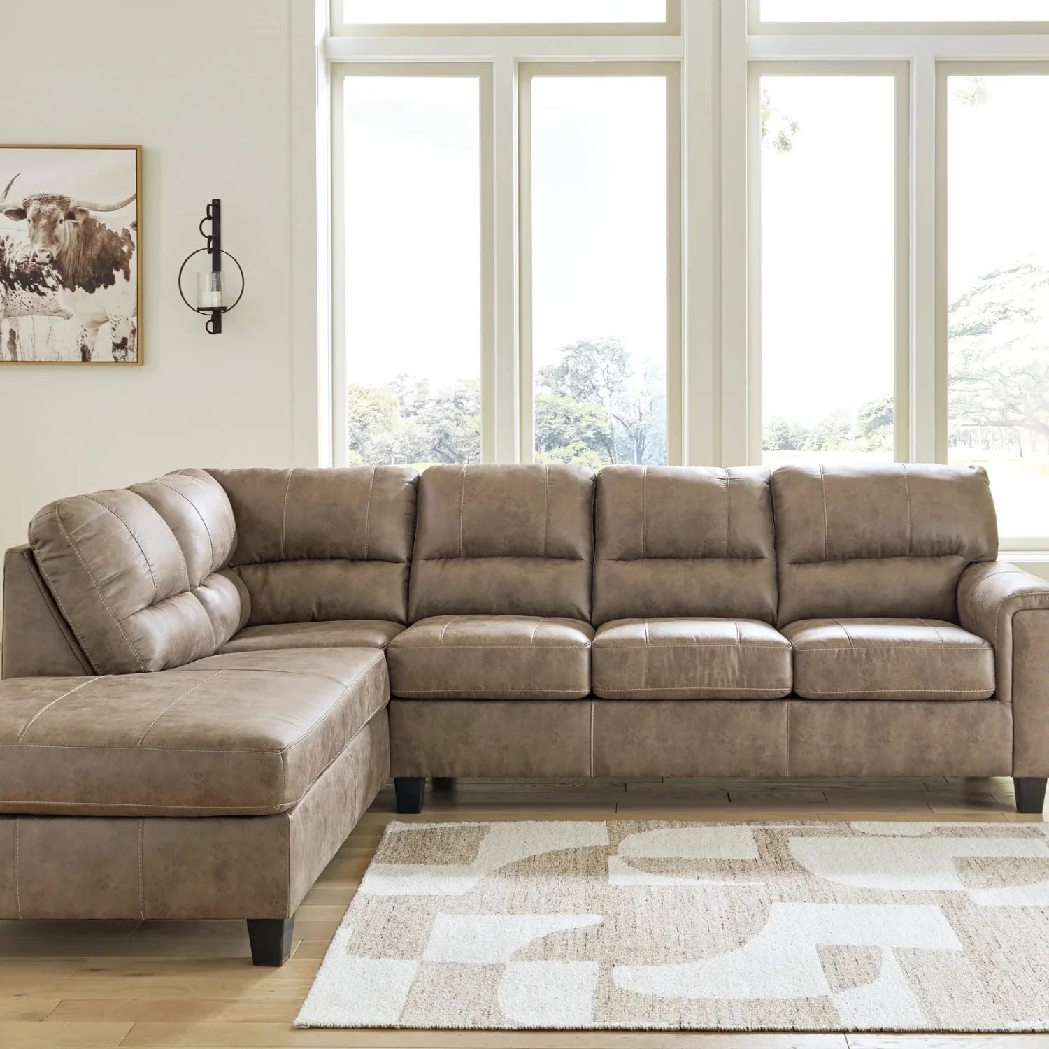 Soroca 2-Piece Sectional Sofa Sleeper Chaise