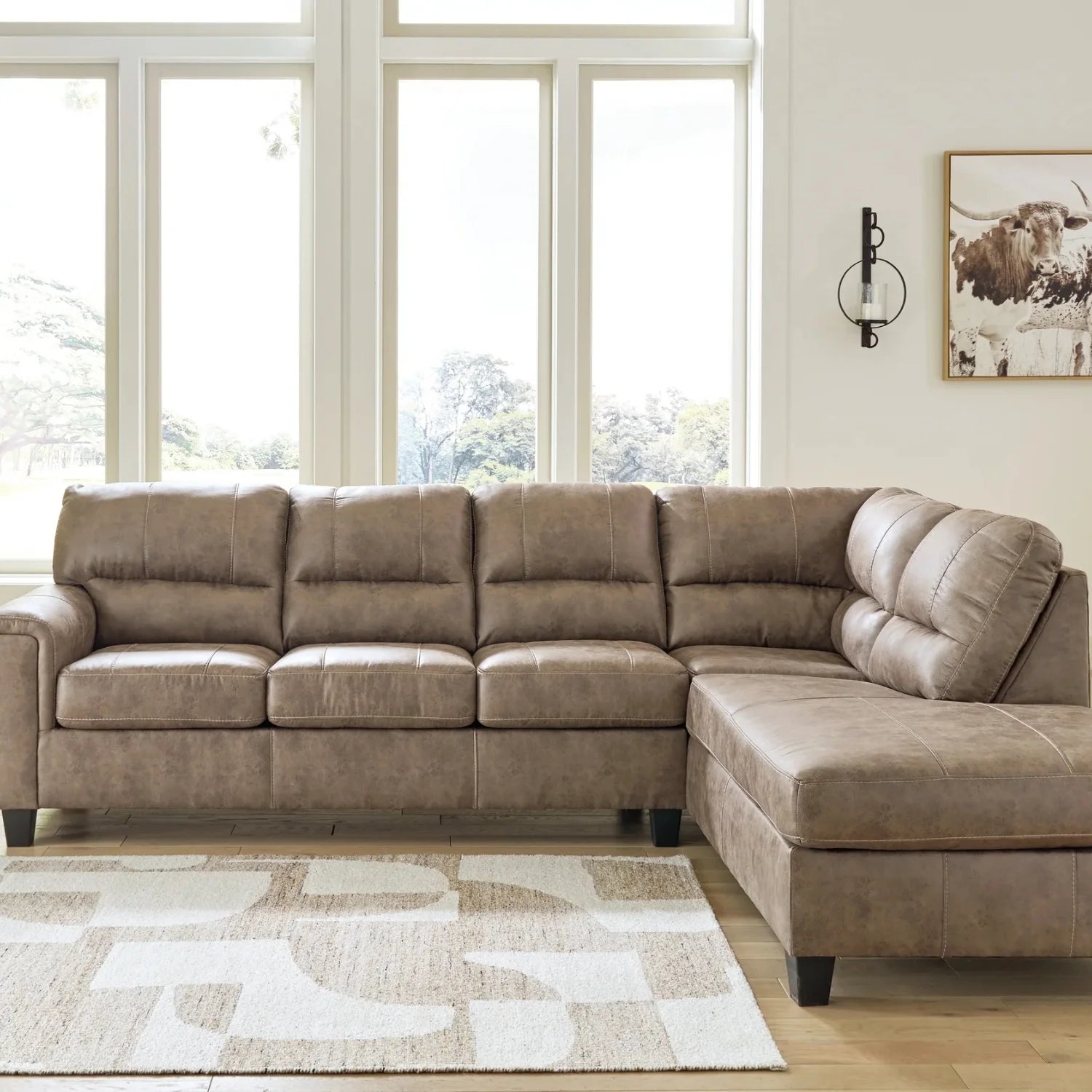 Soroca 2-Piece Sectional Sofa Sleeper Chaise