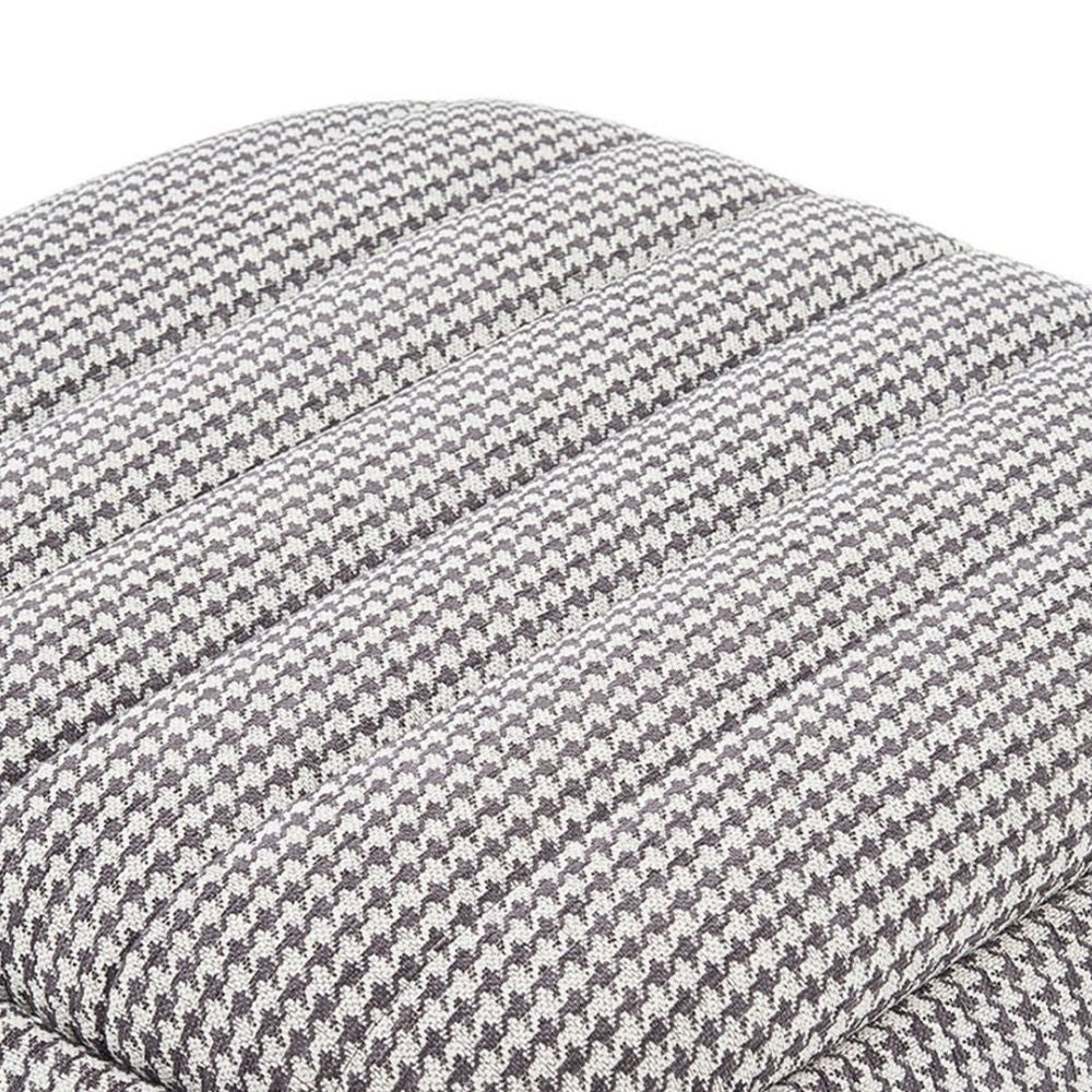 Chenille-Crowbar Tokyo Pouf