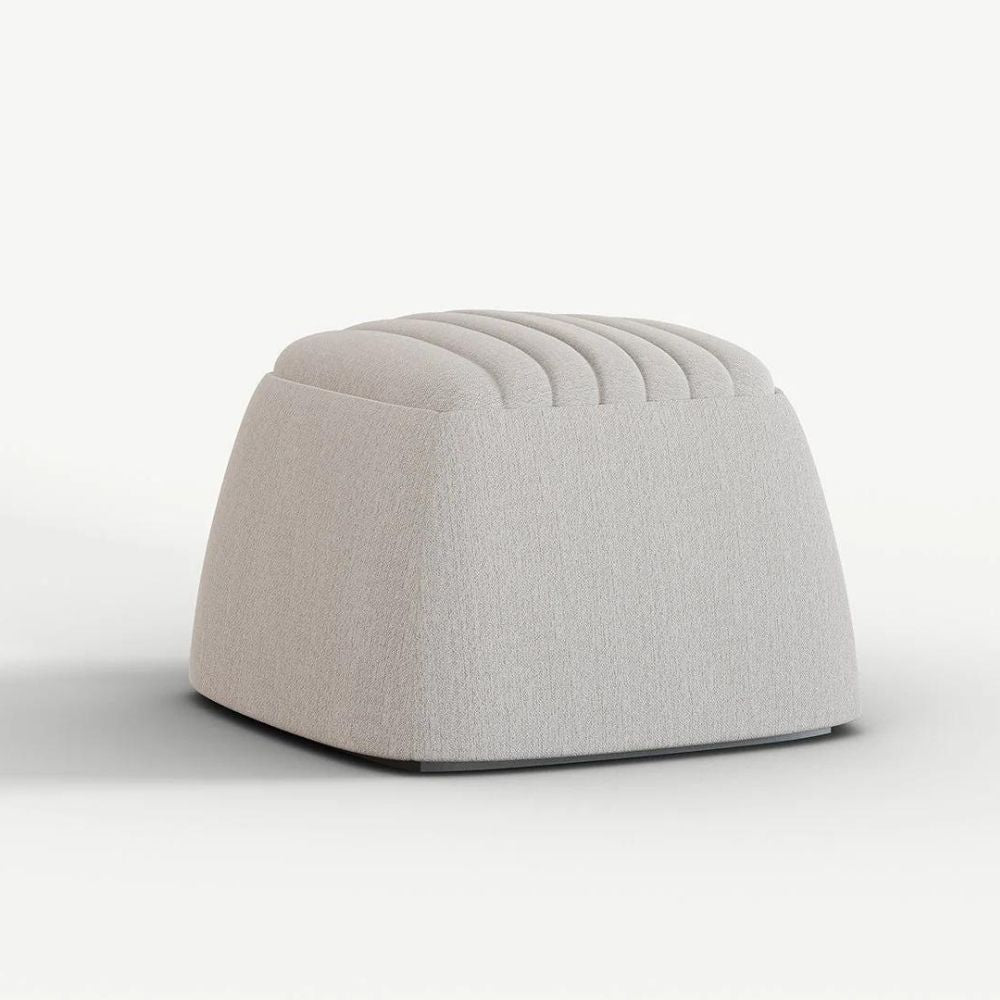 Linen-Cream Tokyo Pouf