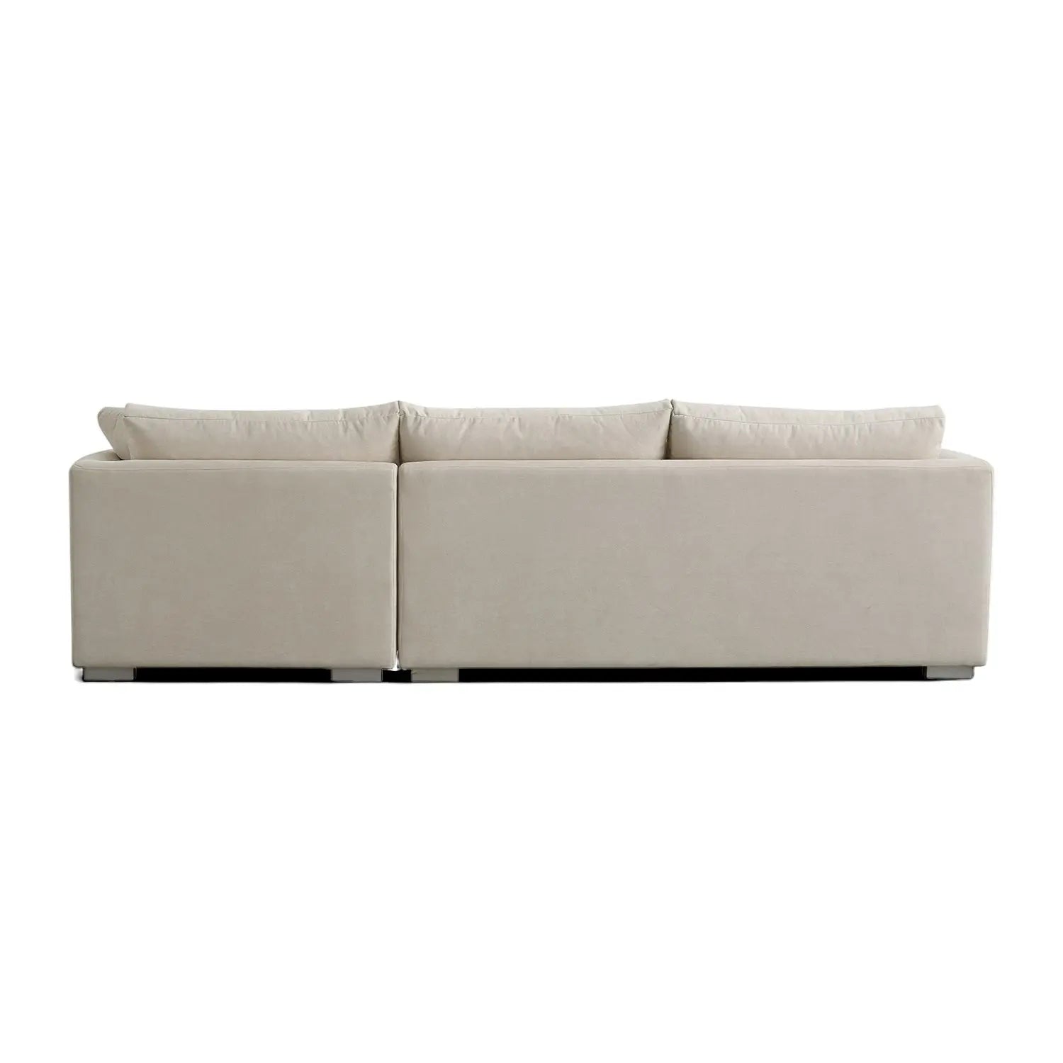 Sydney Feather Sectional Sofa - Beige