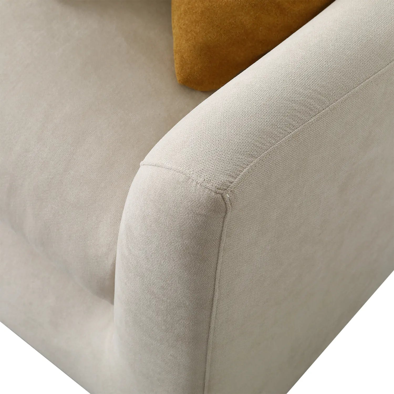 Sydney Feather Sectional Sofa - Beige