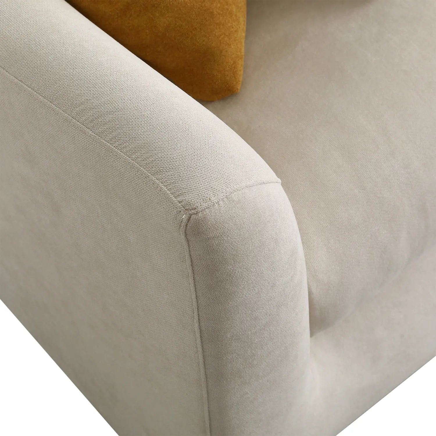 Sydney Feather Sectional Sofa - Beige