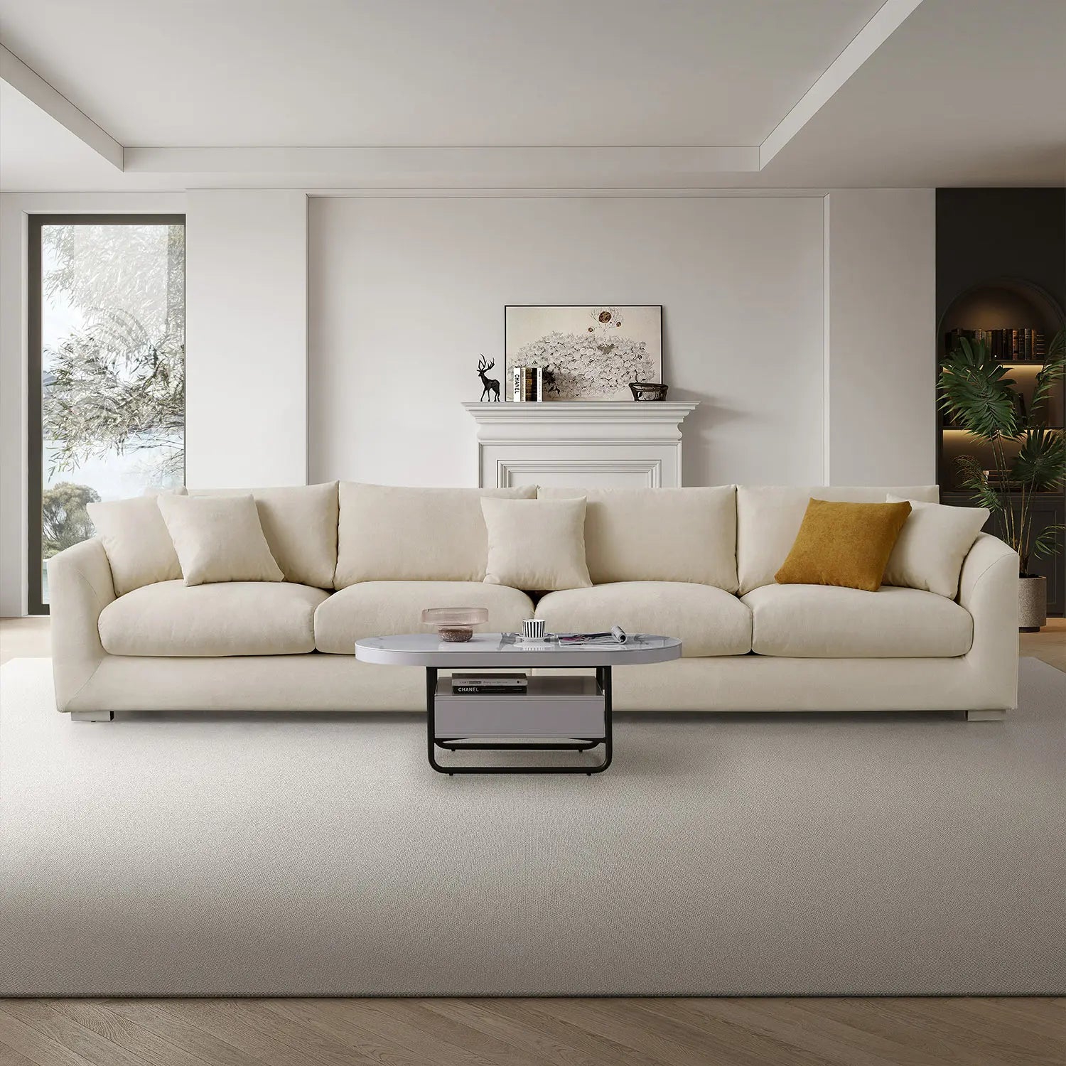 Sydney Feather Sofa - Beige