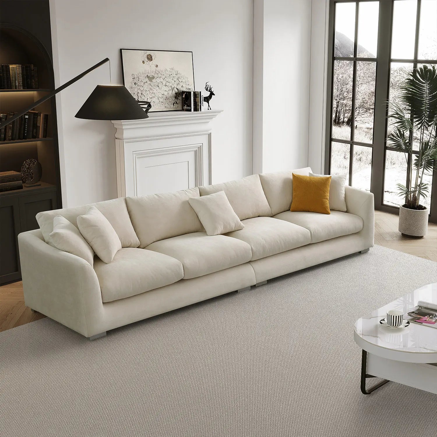 Sydney Feather Sofa - Beige