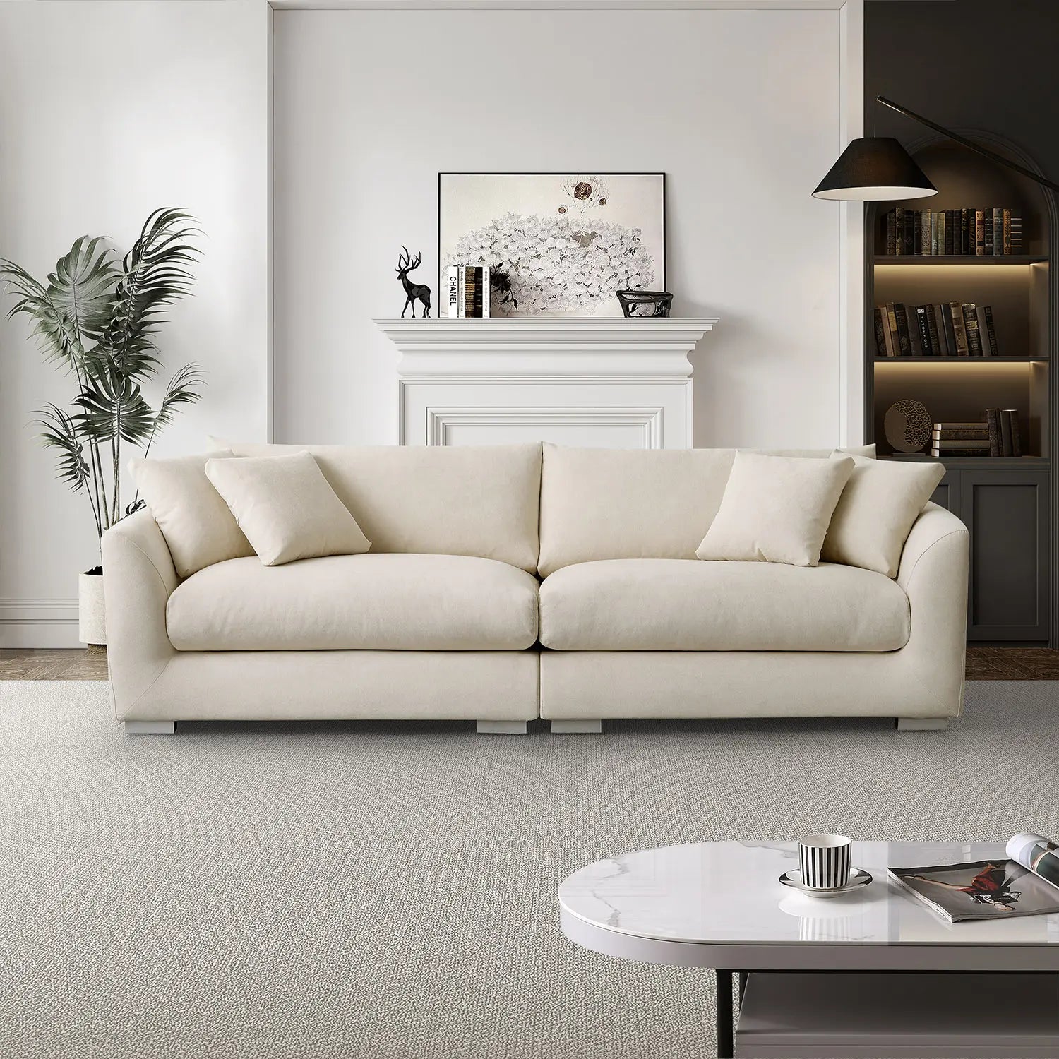 Sydney Feather Sofa - Beige