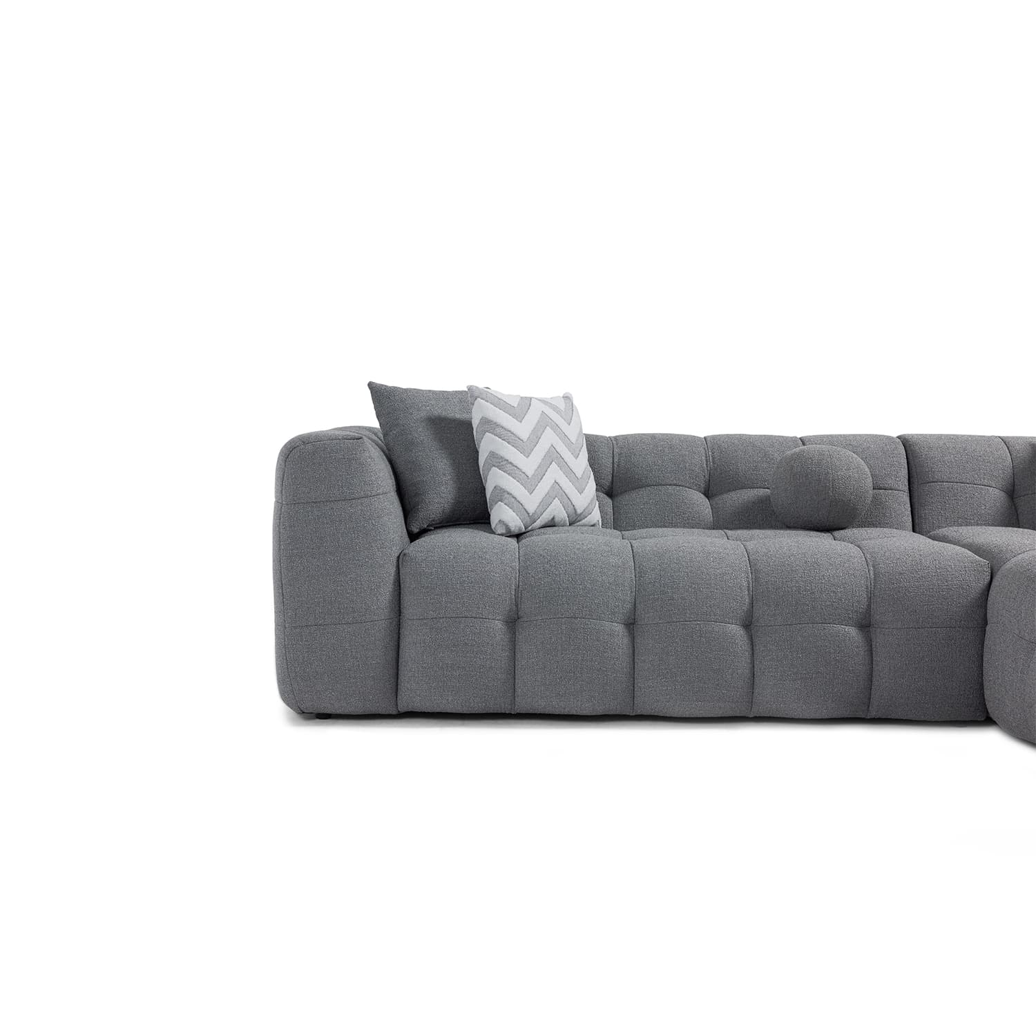 Amsterdam Sectional Sofa - Grey