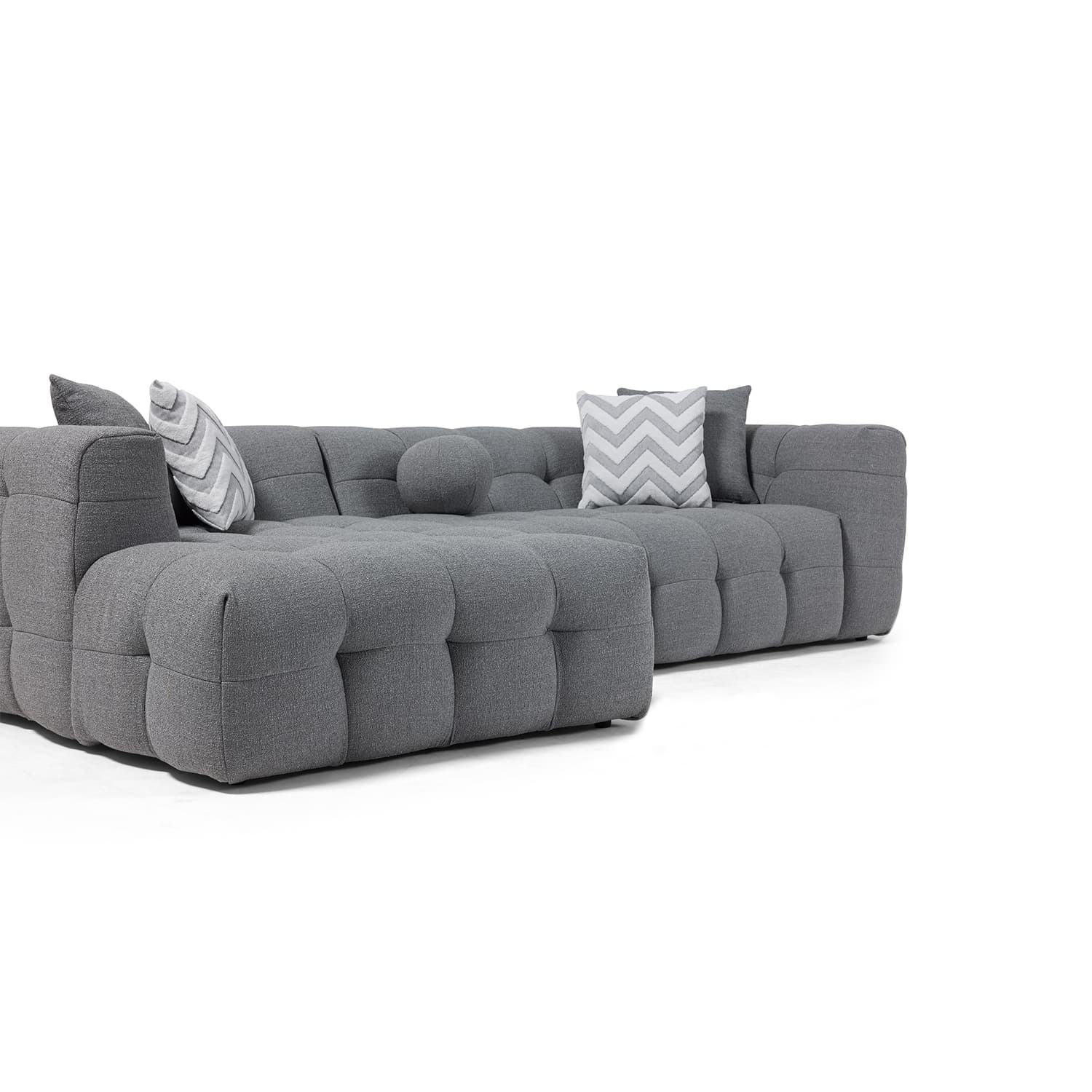 Amsterdam Sectional Sofa - Grey