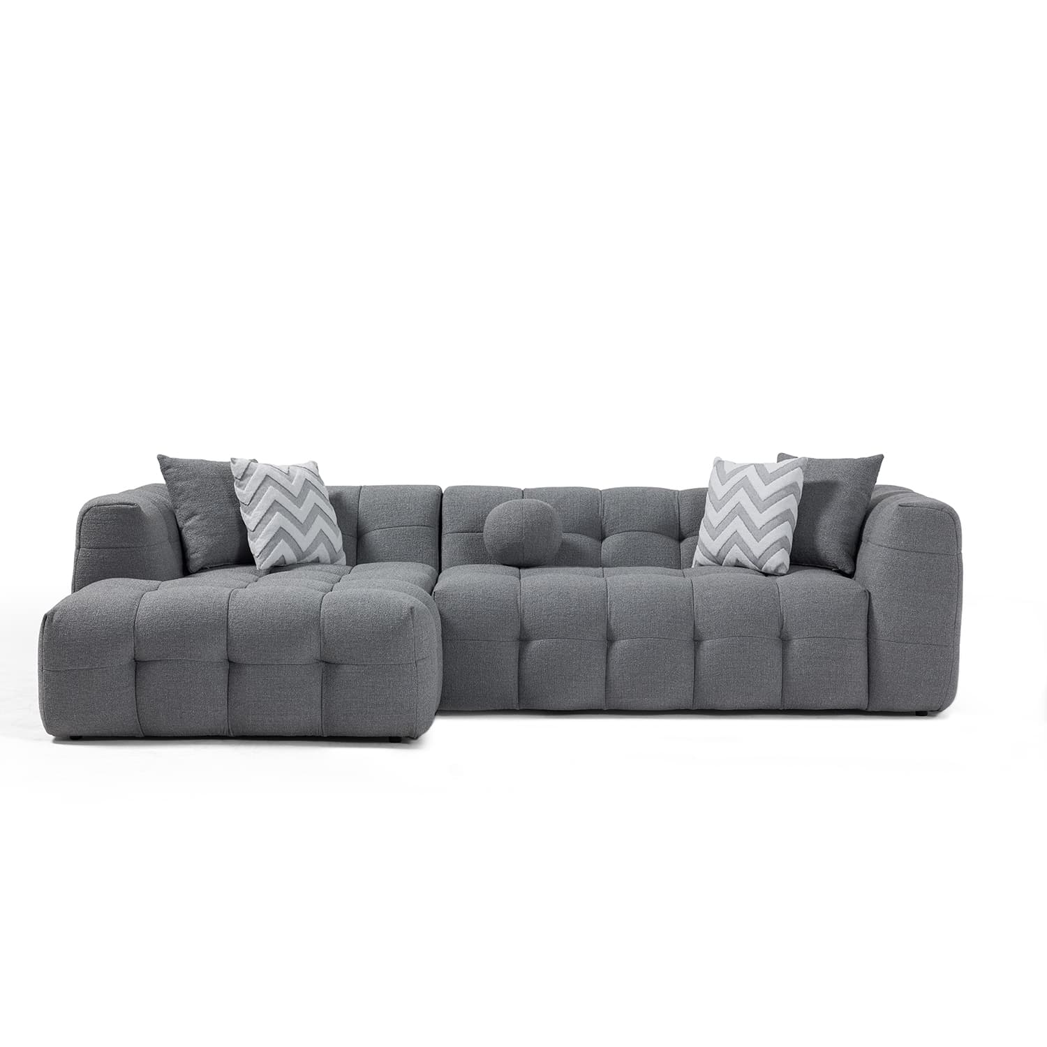 Amsterdam Sectional Sofa - Grey