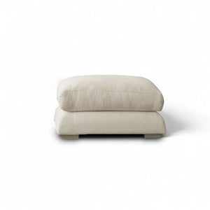 Sydney Feather Ottoman - Beige
