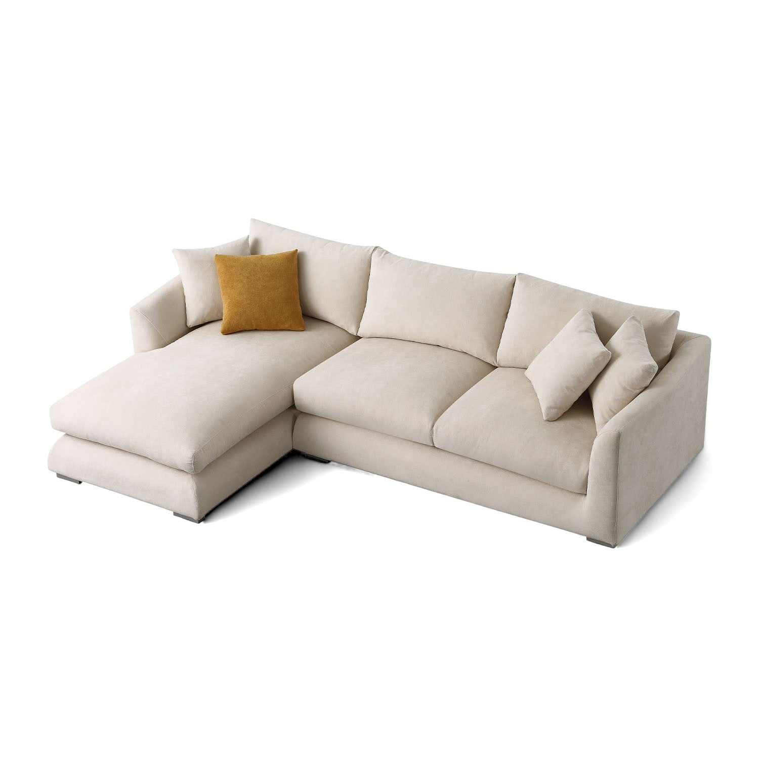 Sydney Feather 2.0 Sectional Sofa - Beige