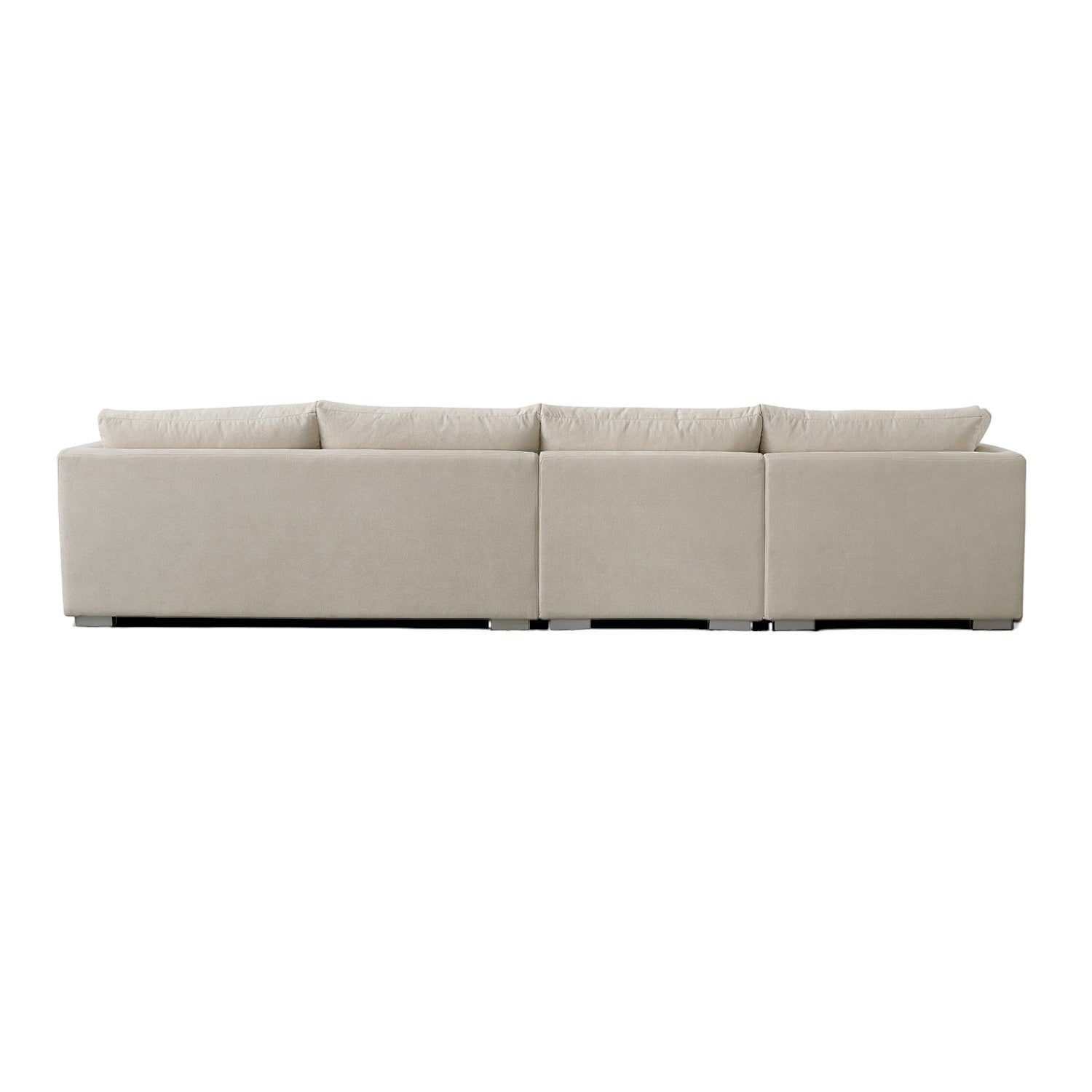 Sydney Feather Sectional Sofa - Beige