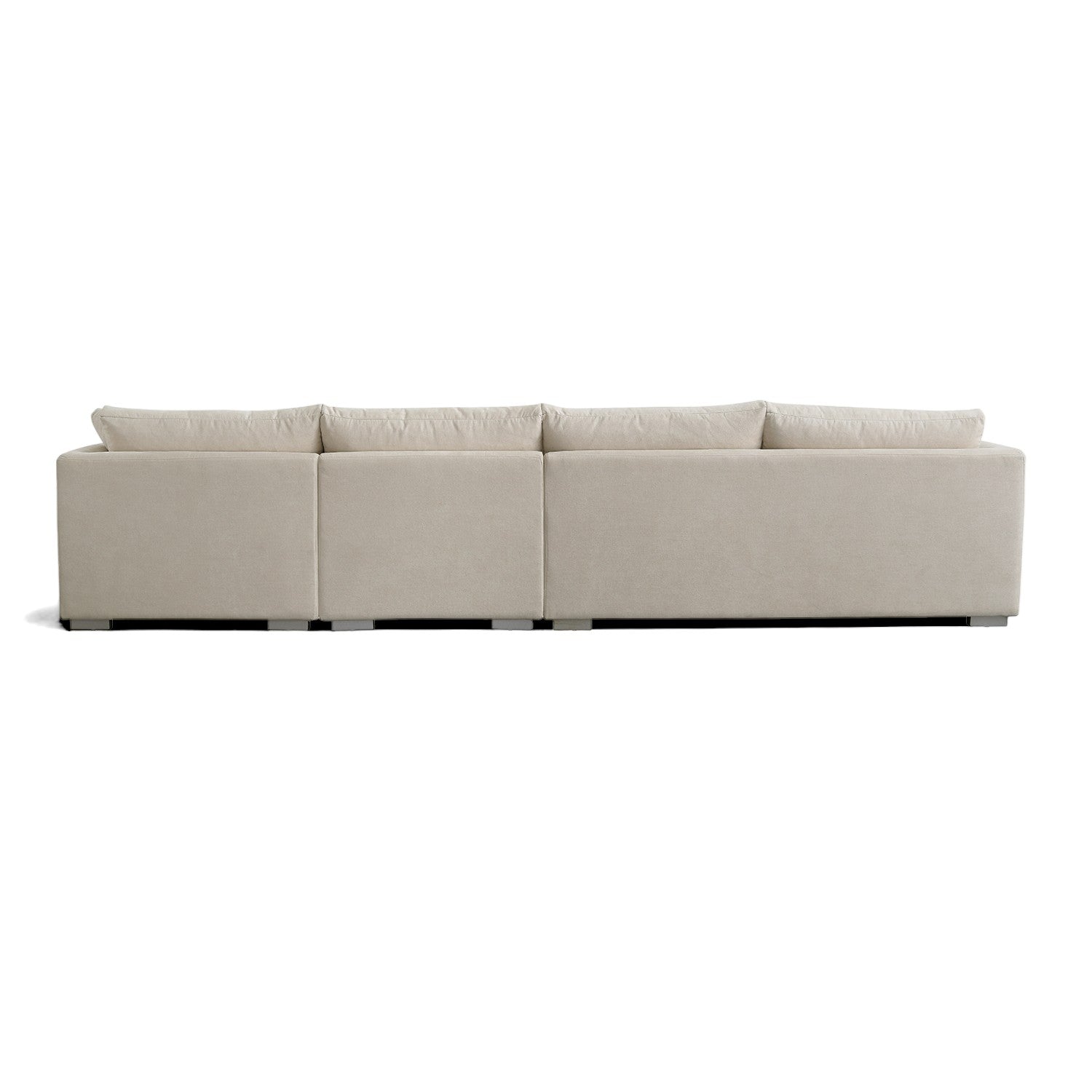 Sydney Feather Sectional Sofa - Beige