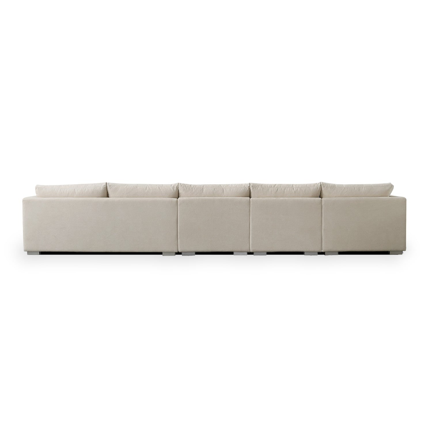 Sydney Feather Sectional Sofa - Beige