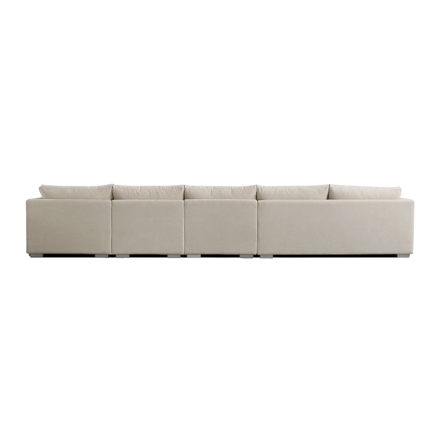 Sydney Feather Sectional Sofa - Beige