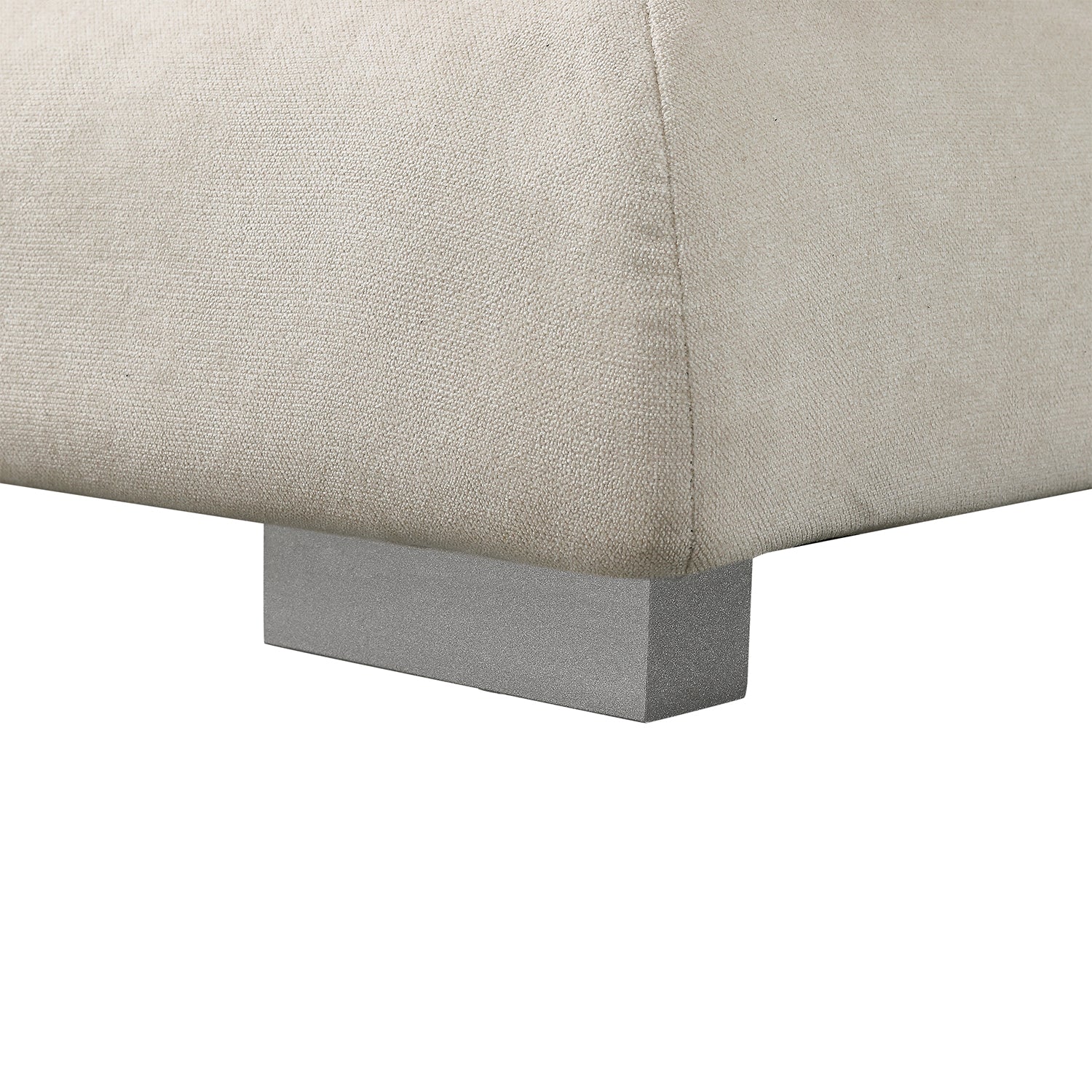 Sydney Feather Sofa + Ottoman - Beige