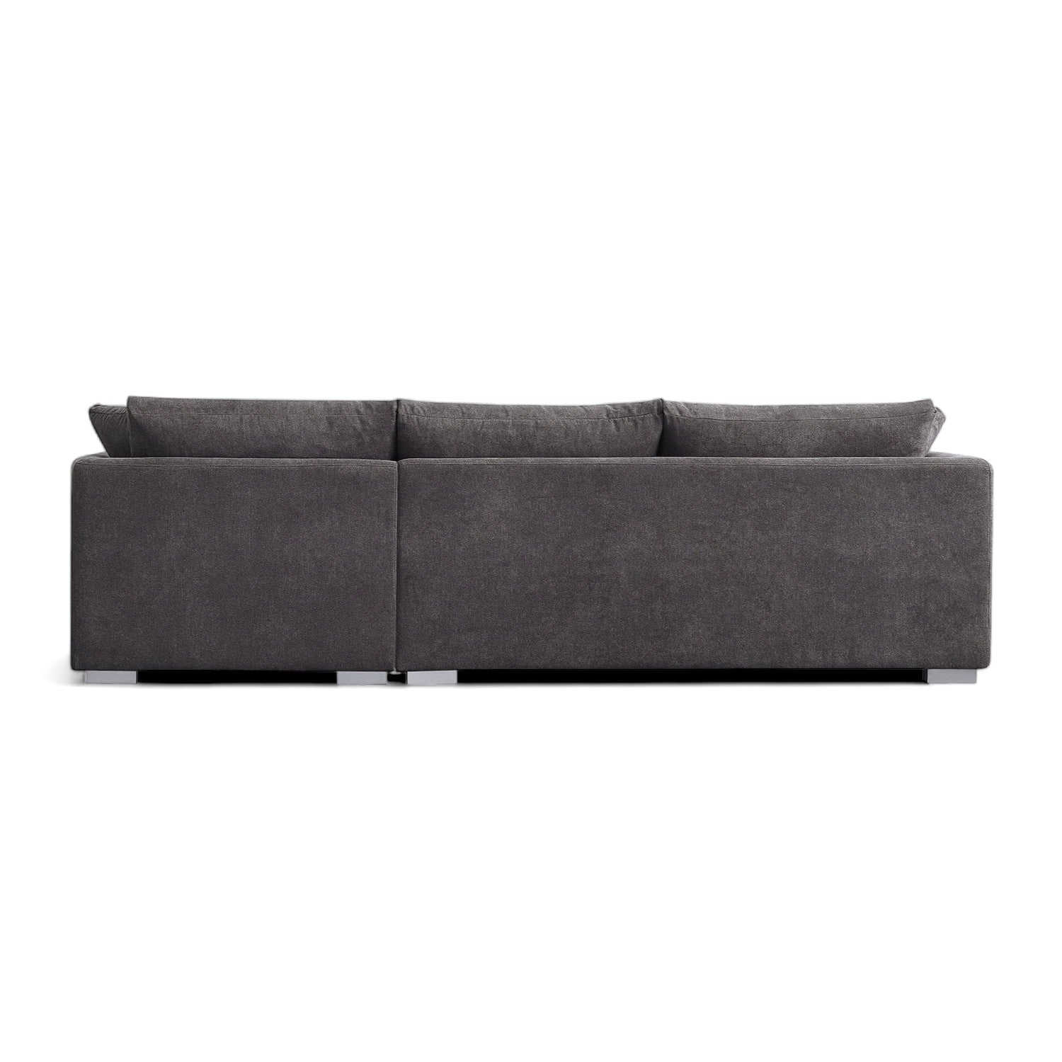Sydney Feather Sectional Sofa - Grey
