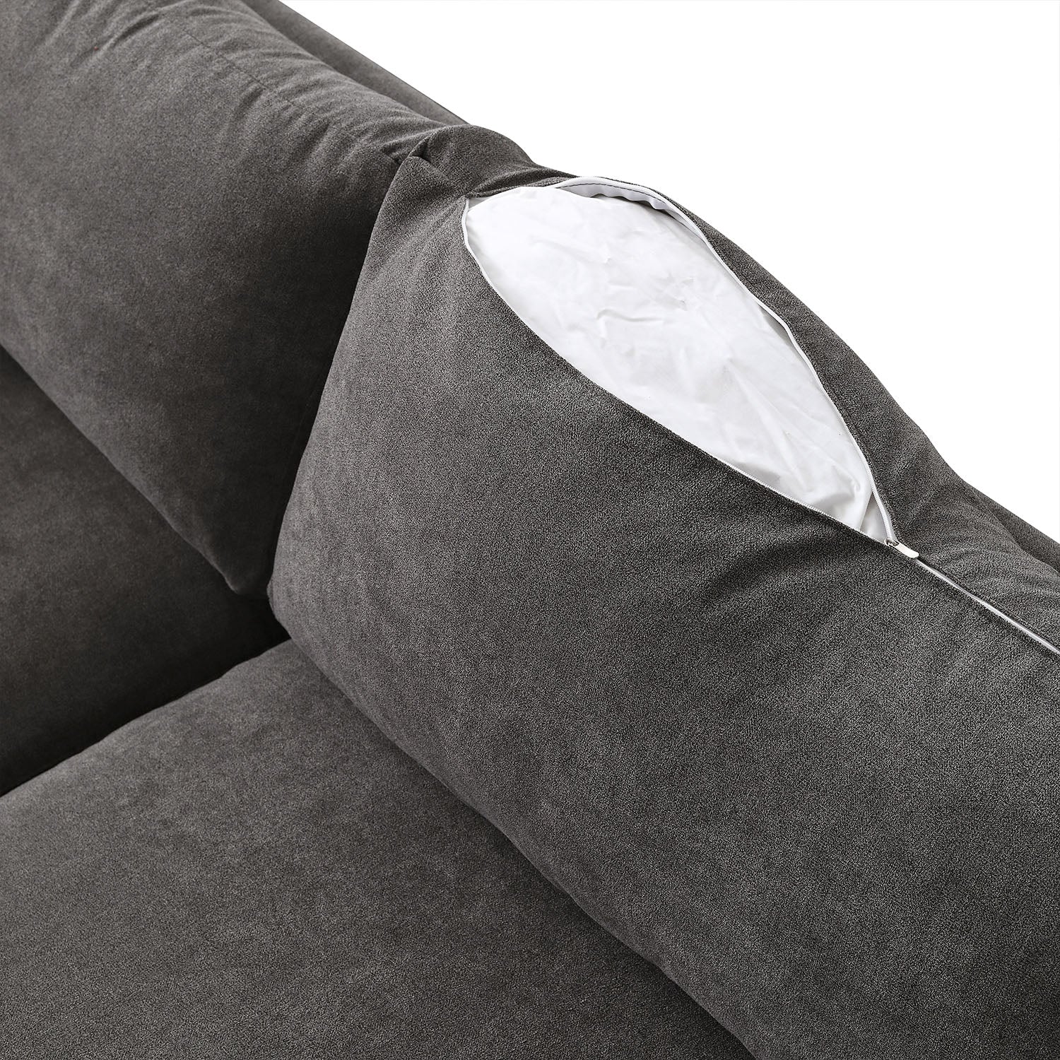 Sydney Feather 2.0 Sectional Sofa - Grey