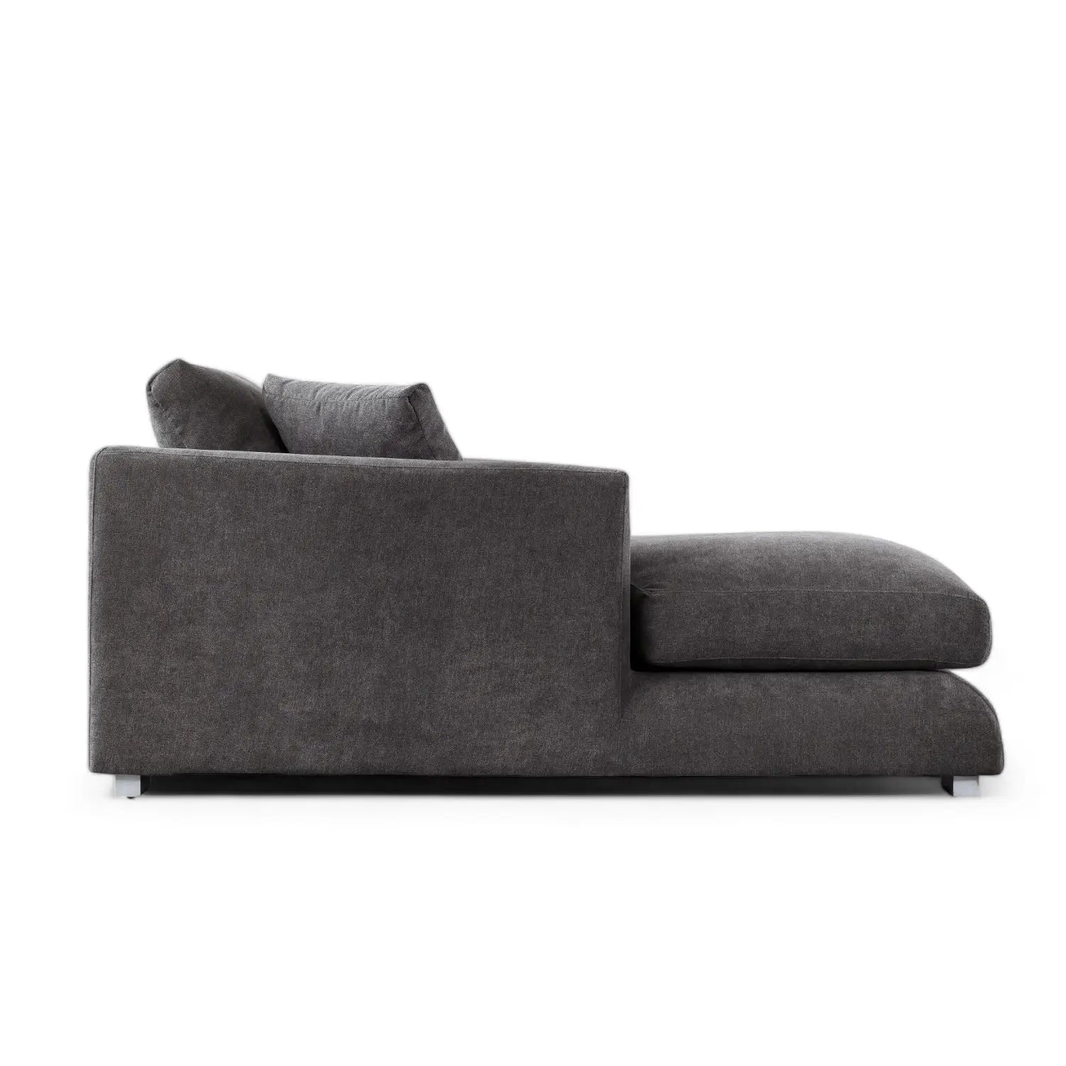 Sydney Feather Sectional Sofa - Grey