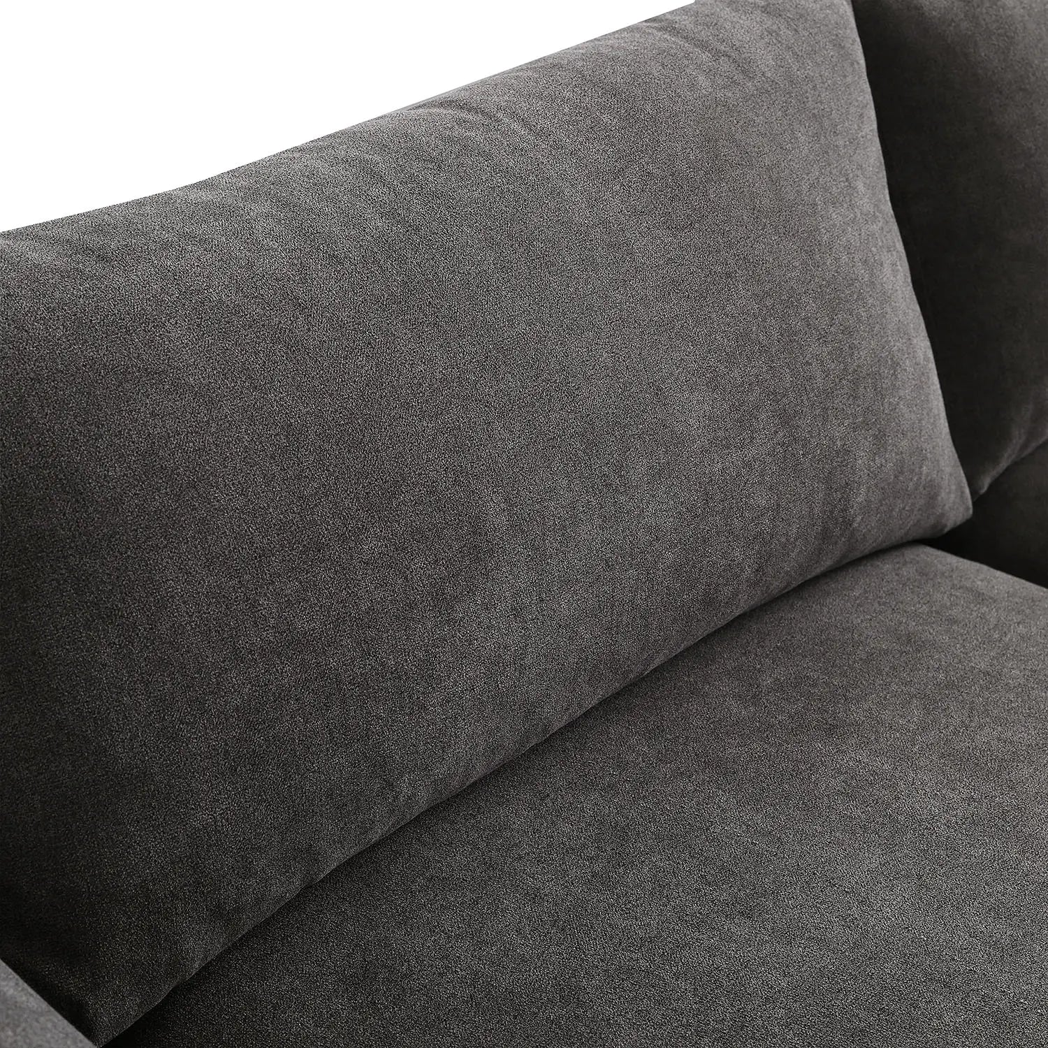 Sydney Feather Sectional Sofa - Grey