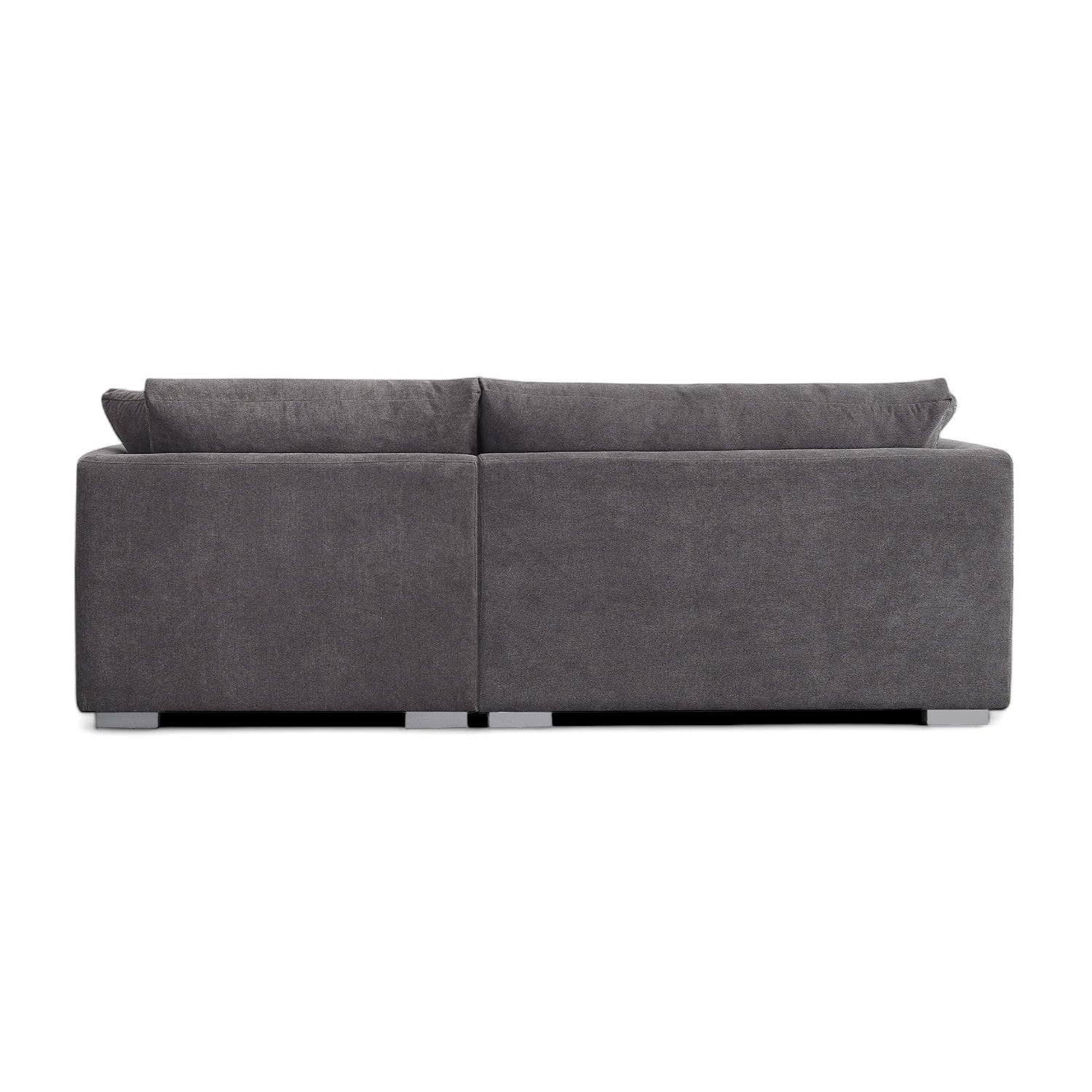 Sydney Feather Sectional Sofa - Grey