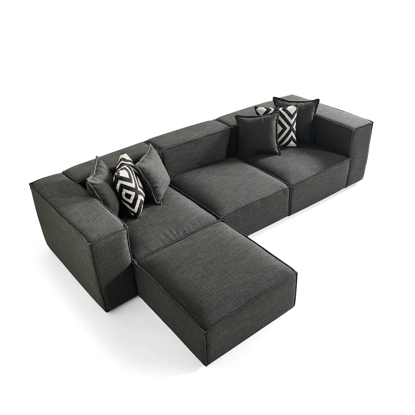 Verona Sofa - Charcoal Chic