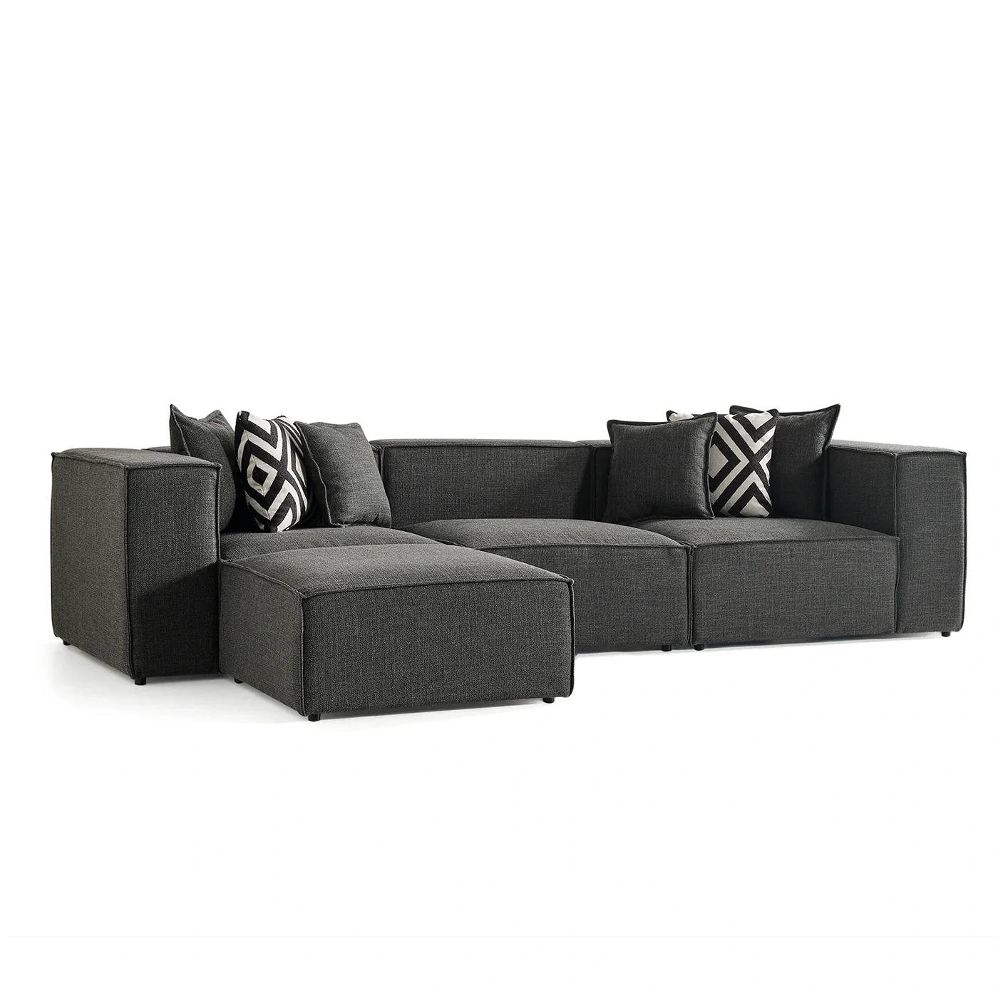 Verona Sofa - Charcoal Chic