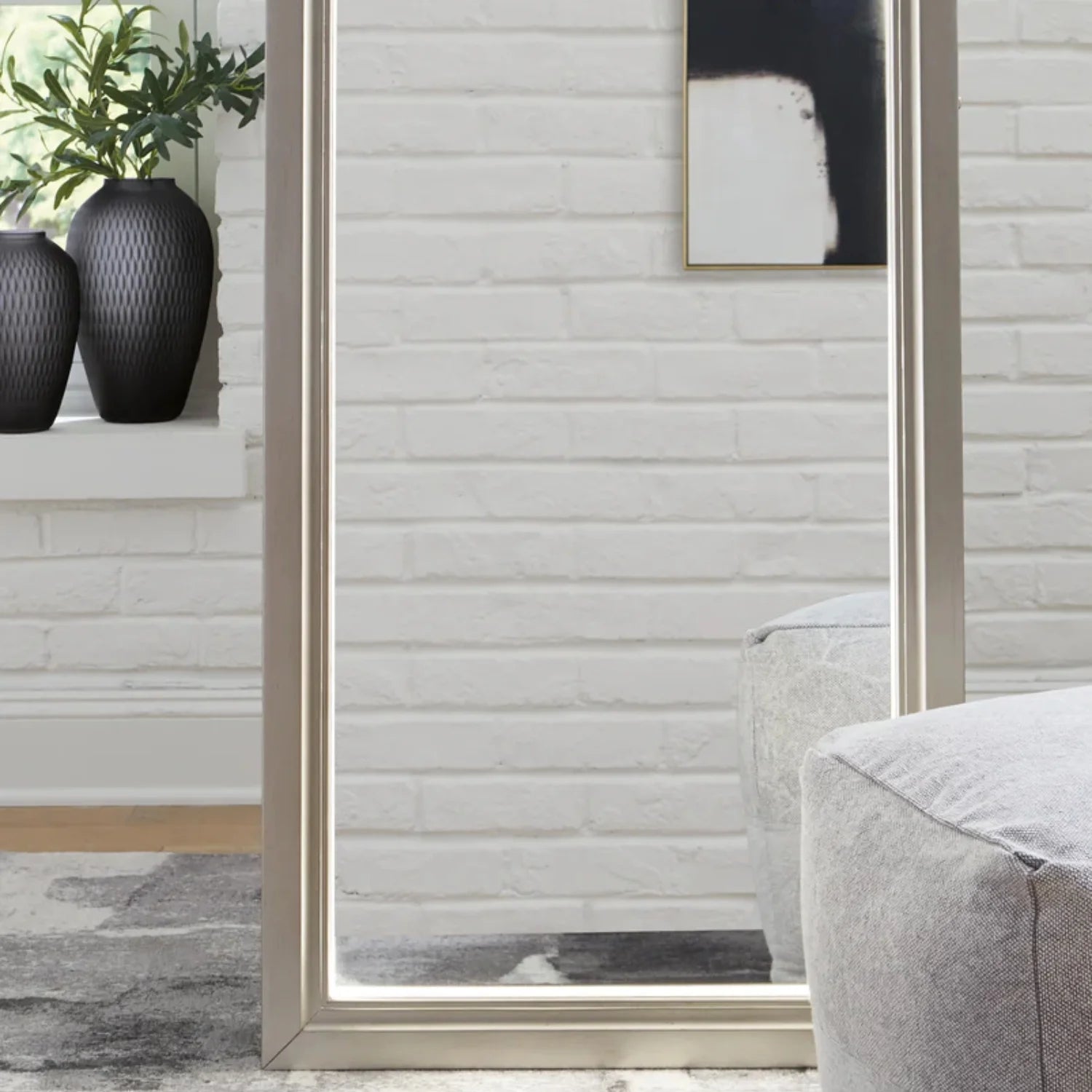 Antwerp Floor Standing Mirror with Storage