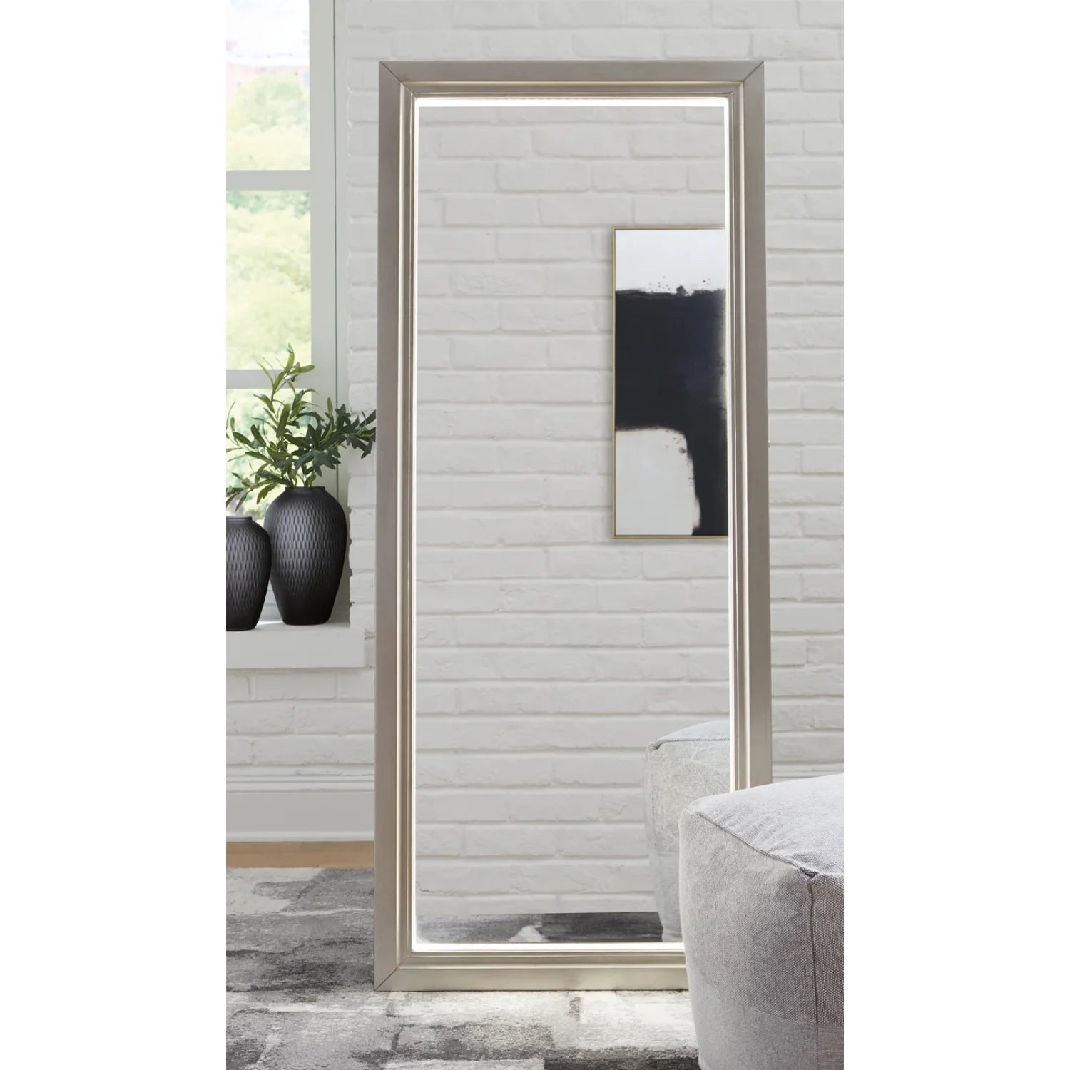 Antwerp Floor Standing Mirror with Storage