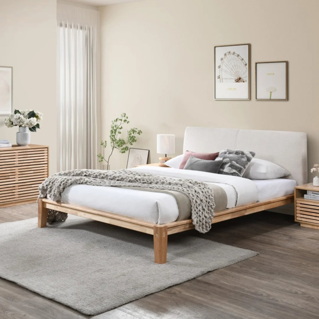 Bergen Bed - Natural Wood