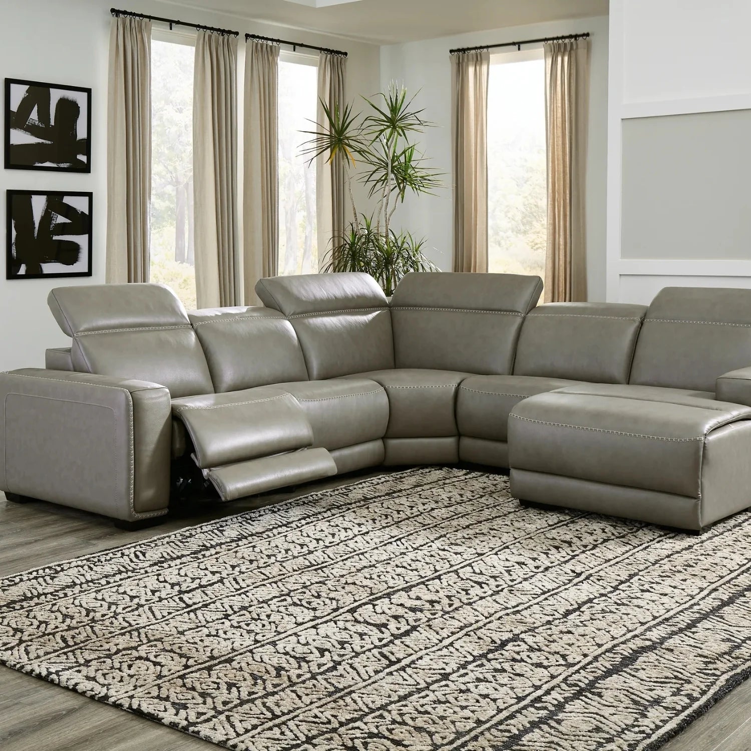 Correze 5-Piece Power Reclining Sectional with Chaise