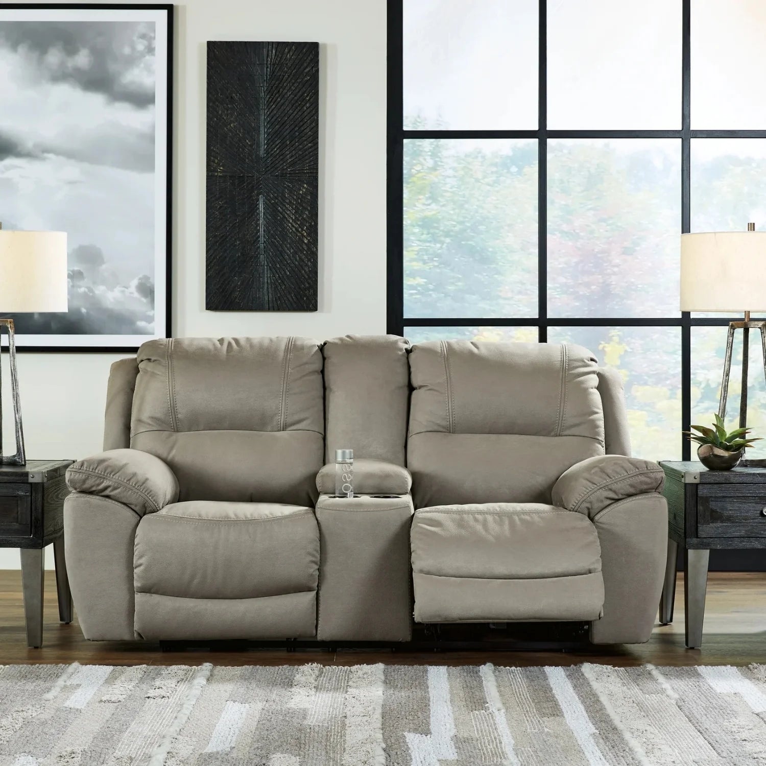 Sucre Power Reclining Loveseat with Console