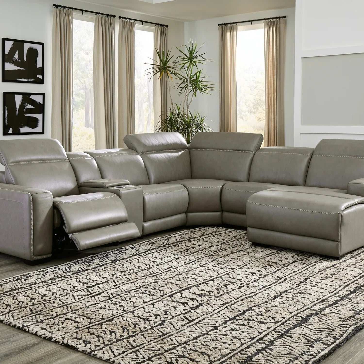 Correze 6-Piece Power Reclining Sectional with Chaise