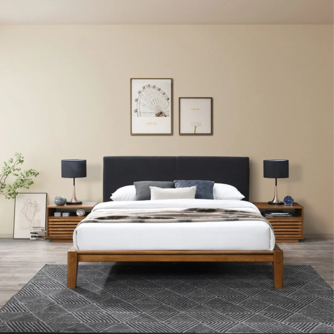 Bergen Bed - Walnut