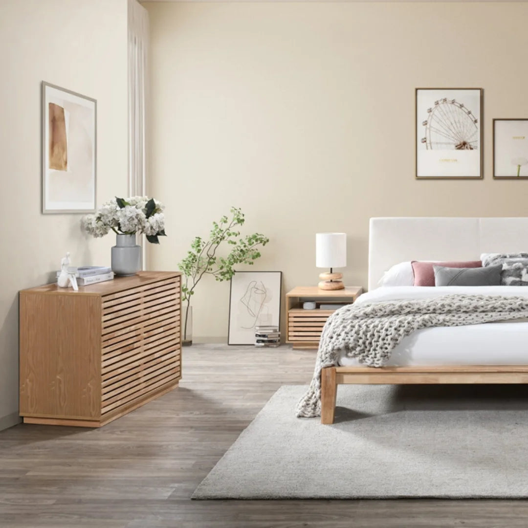 Bergen Bed - Natural Wood