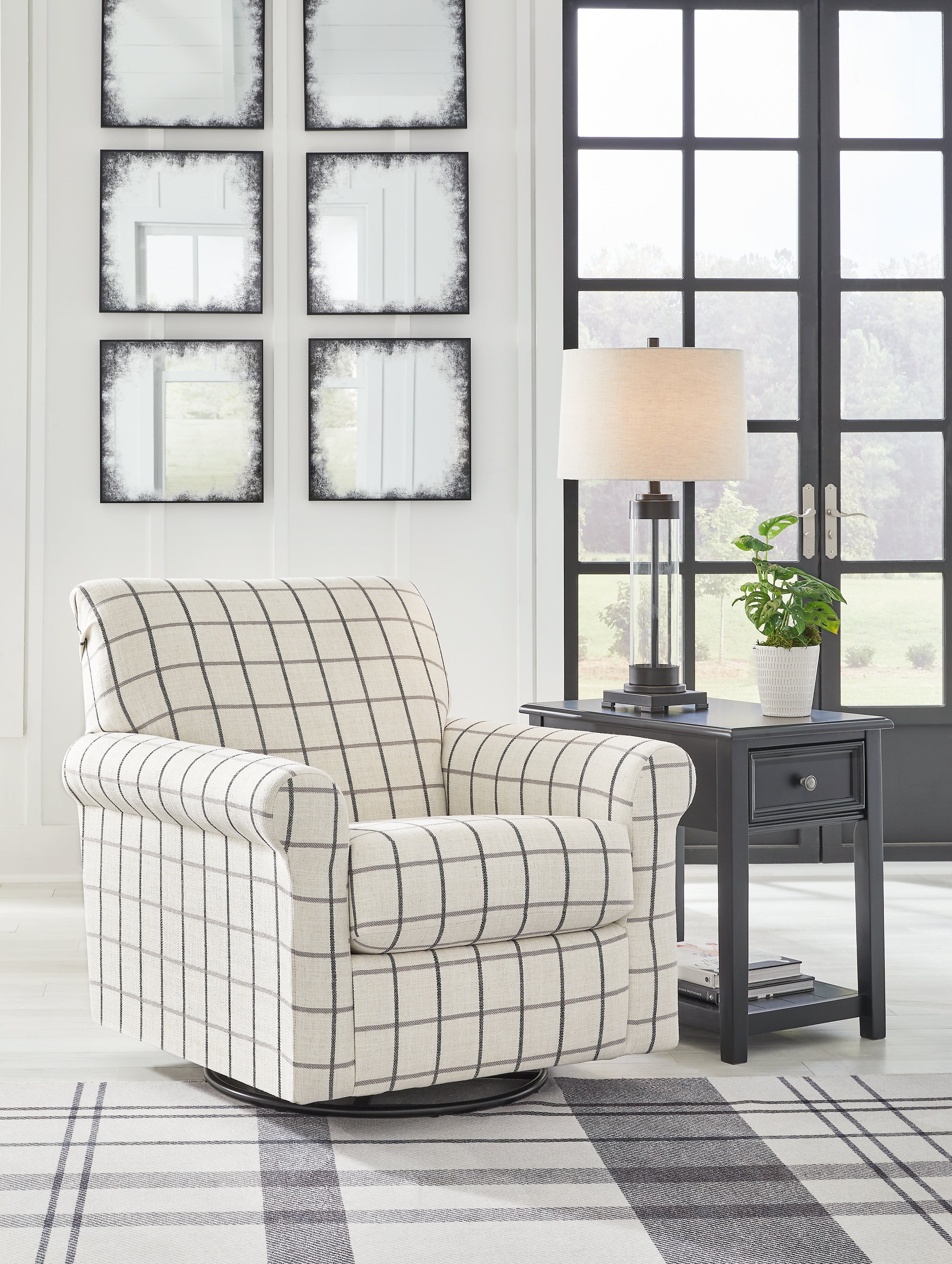 Tavira Swivel Glider Accent Chair