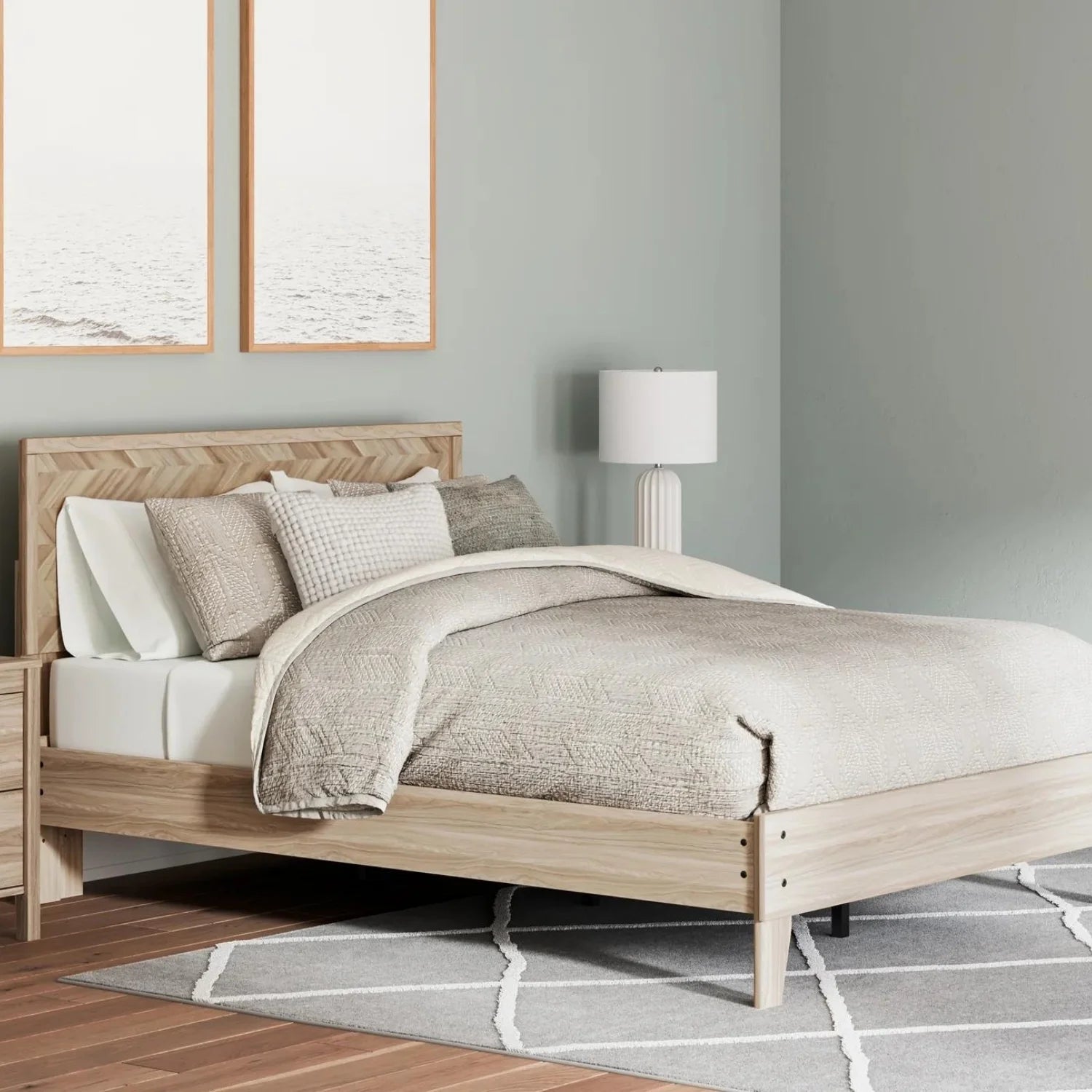 Uppsala Panel Platform Bed