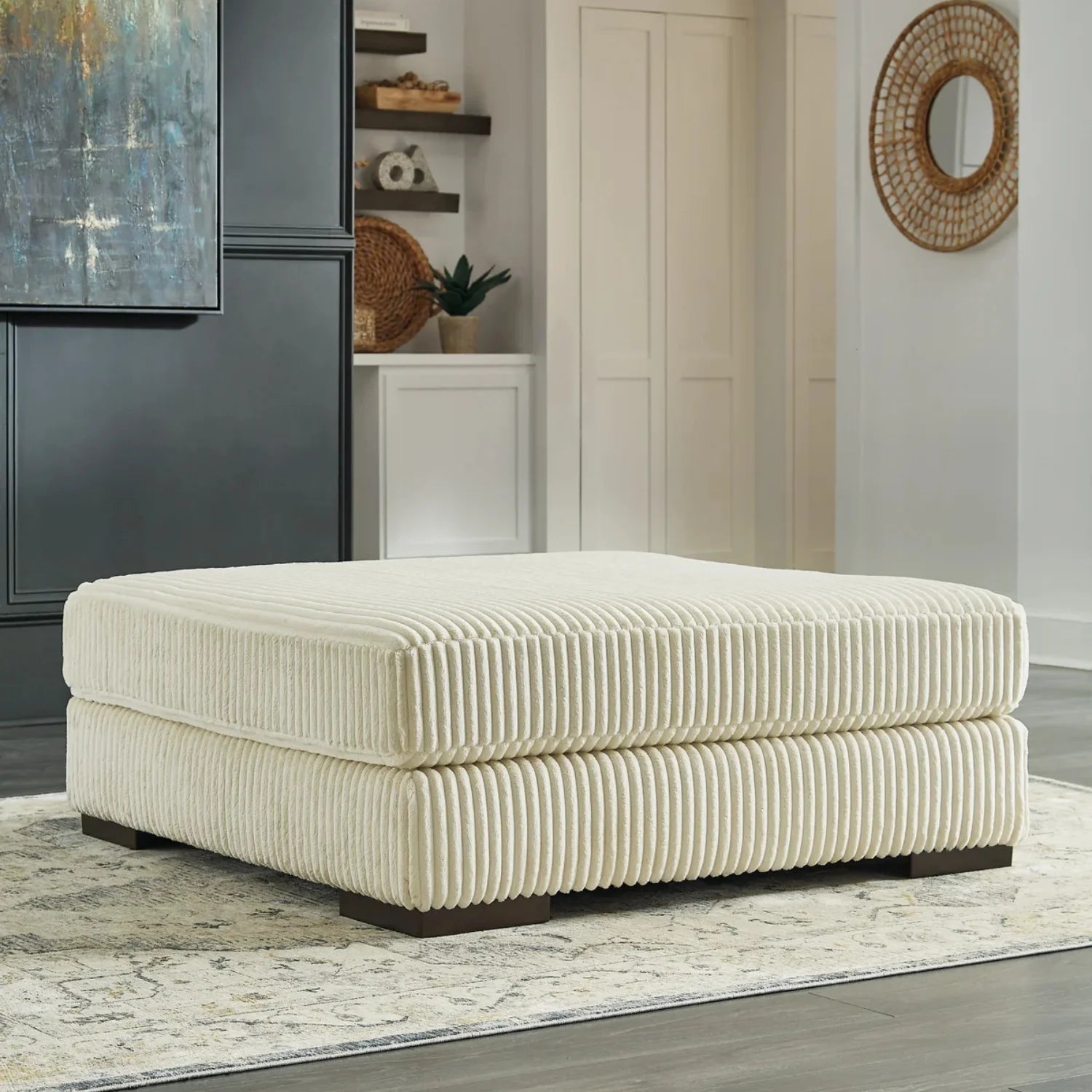 Venice Oversized Accent Ottoman