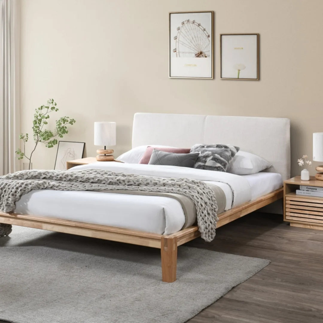 Bergen Bed - Natural Wood