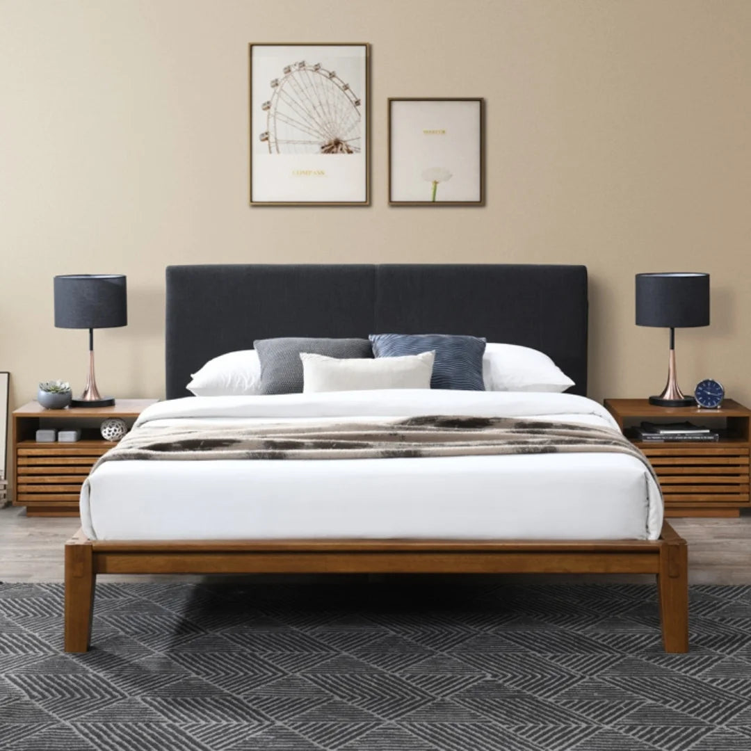 Bergen Bed - Walnut