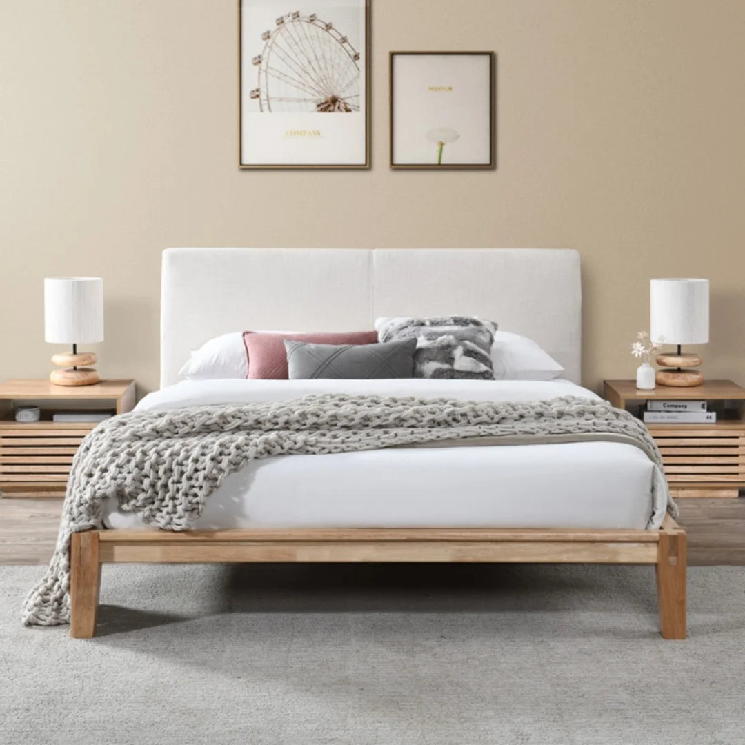 Bergen Bed - Natural Wood