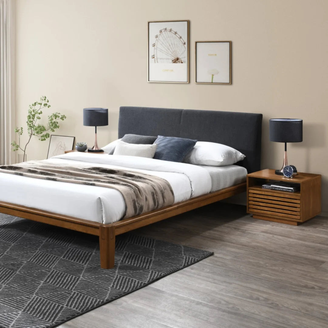 Bergen Bed - Walnut