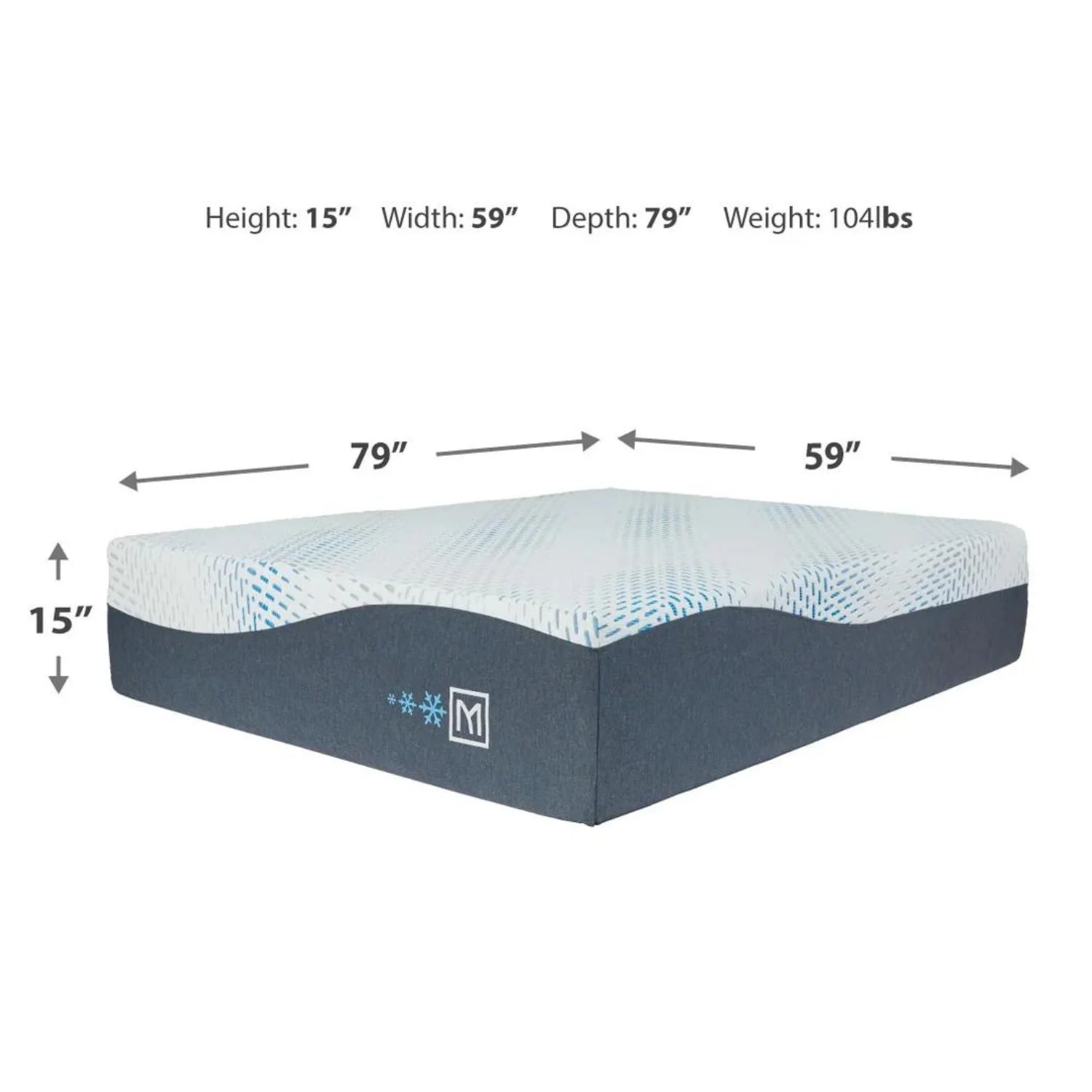 Malmö Luxury Plush Gel Latex Hybrid Mattress