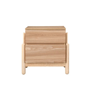 Cortina Nightstand - Set of 2 - Natural Wood