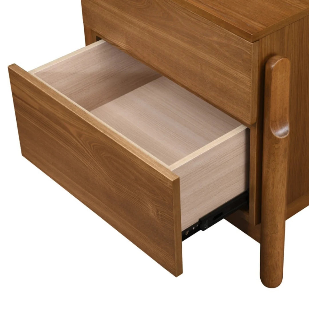 Cortina Nightstand - Set of 2 - Walnut