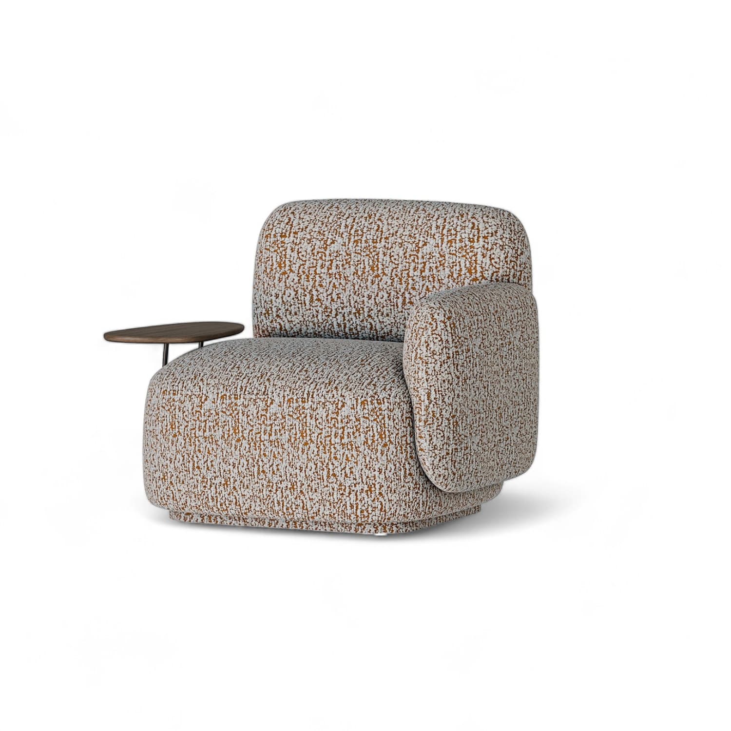 Savannah Accent Armchair - Mustard Bouclé Weave