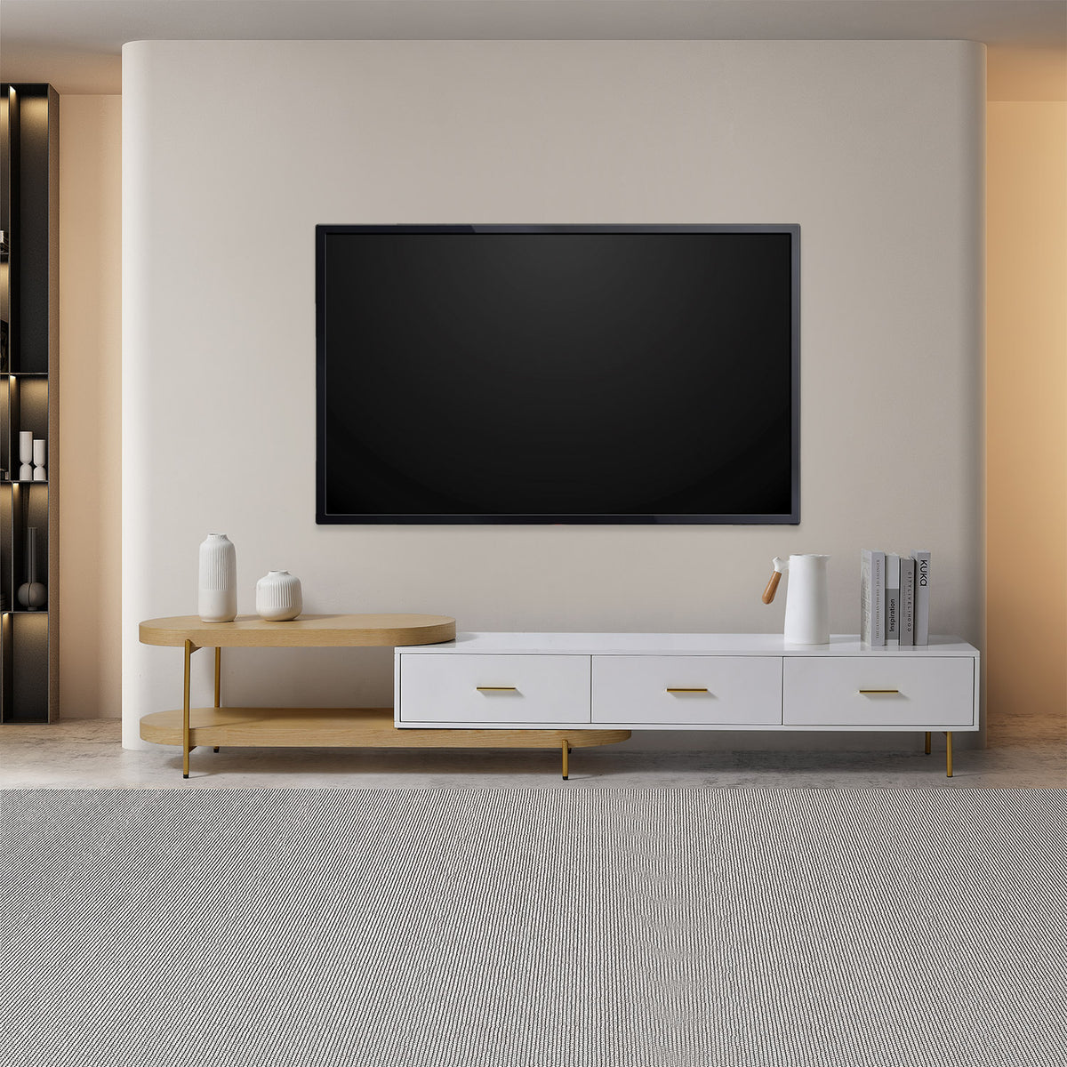 Savannah TV Stand - Modern Elegance with Ample Storage