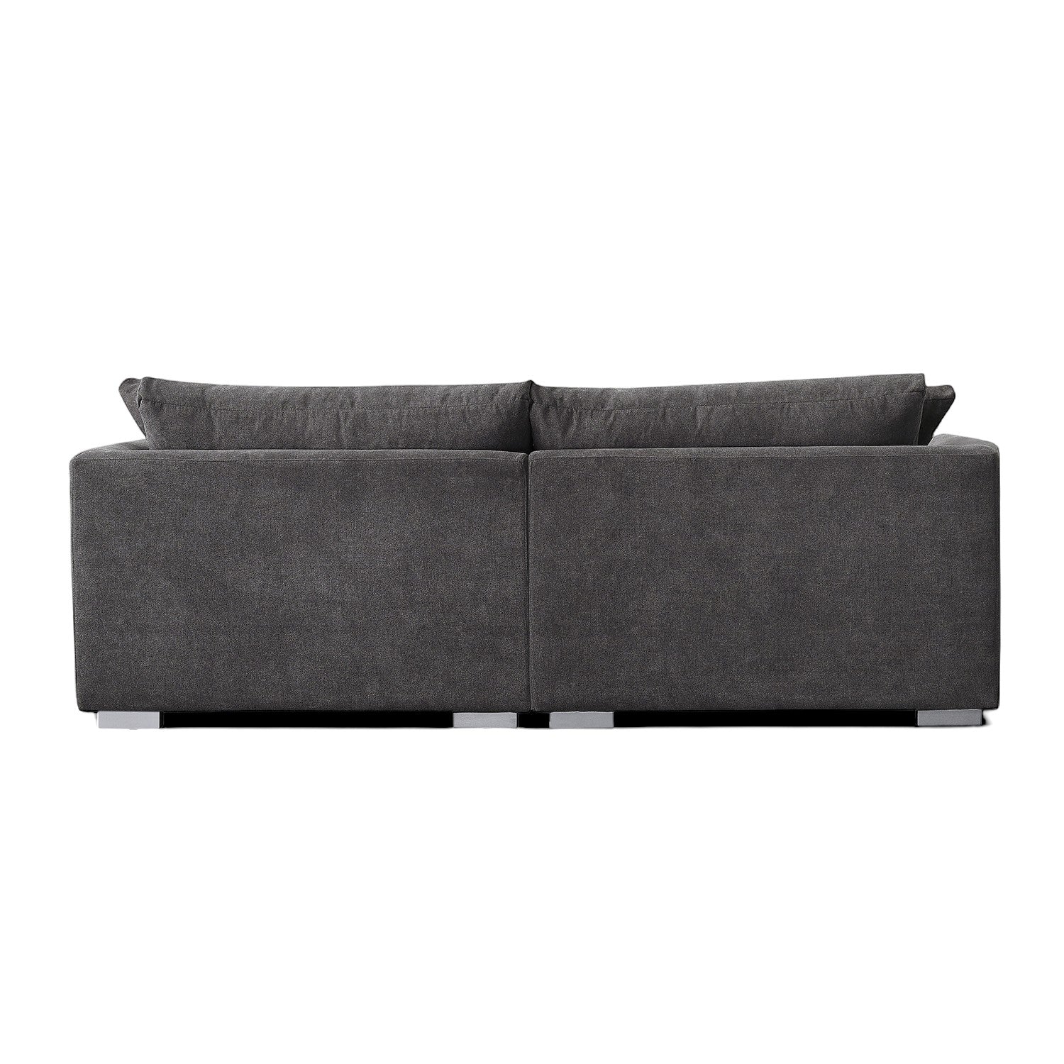 Sydney Feather 2.0 Sofa + Ottoman - Grey